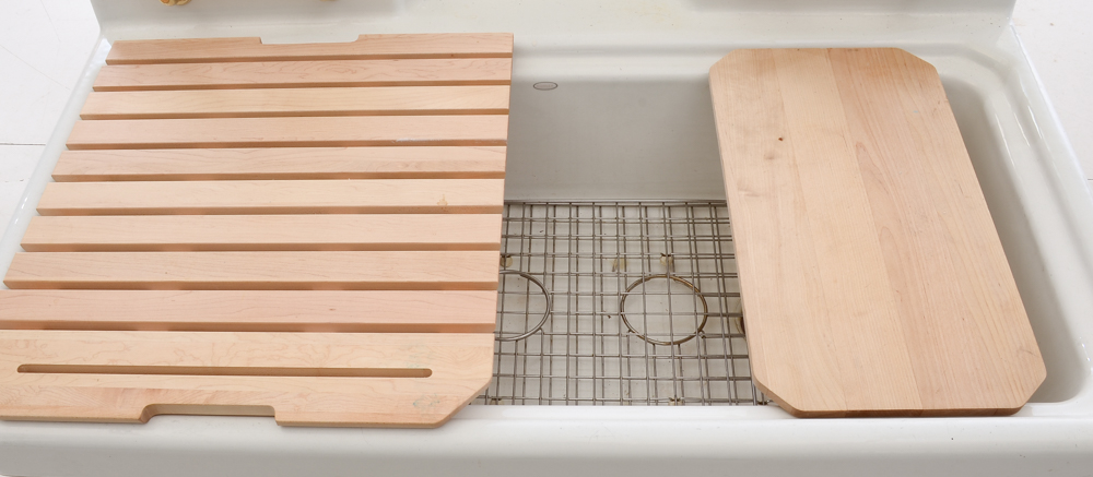 Enameled Cast Iron Farmhouse Style Utility Sink