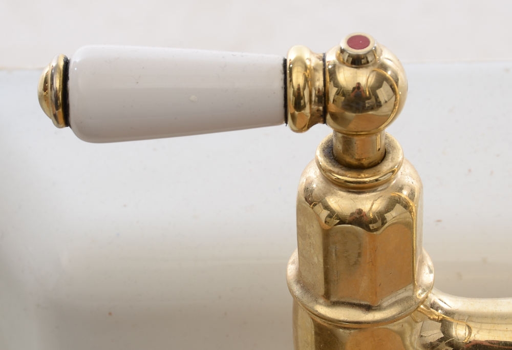 Enameled Cast Iron Farmhouse Style Utility Sink