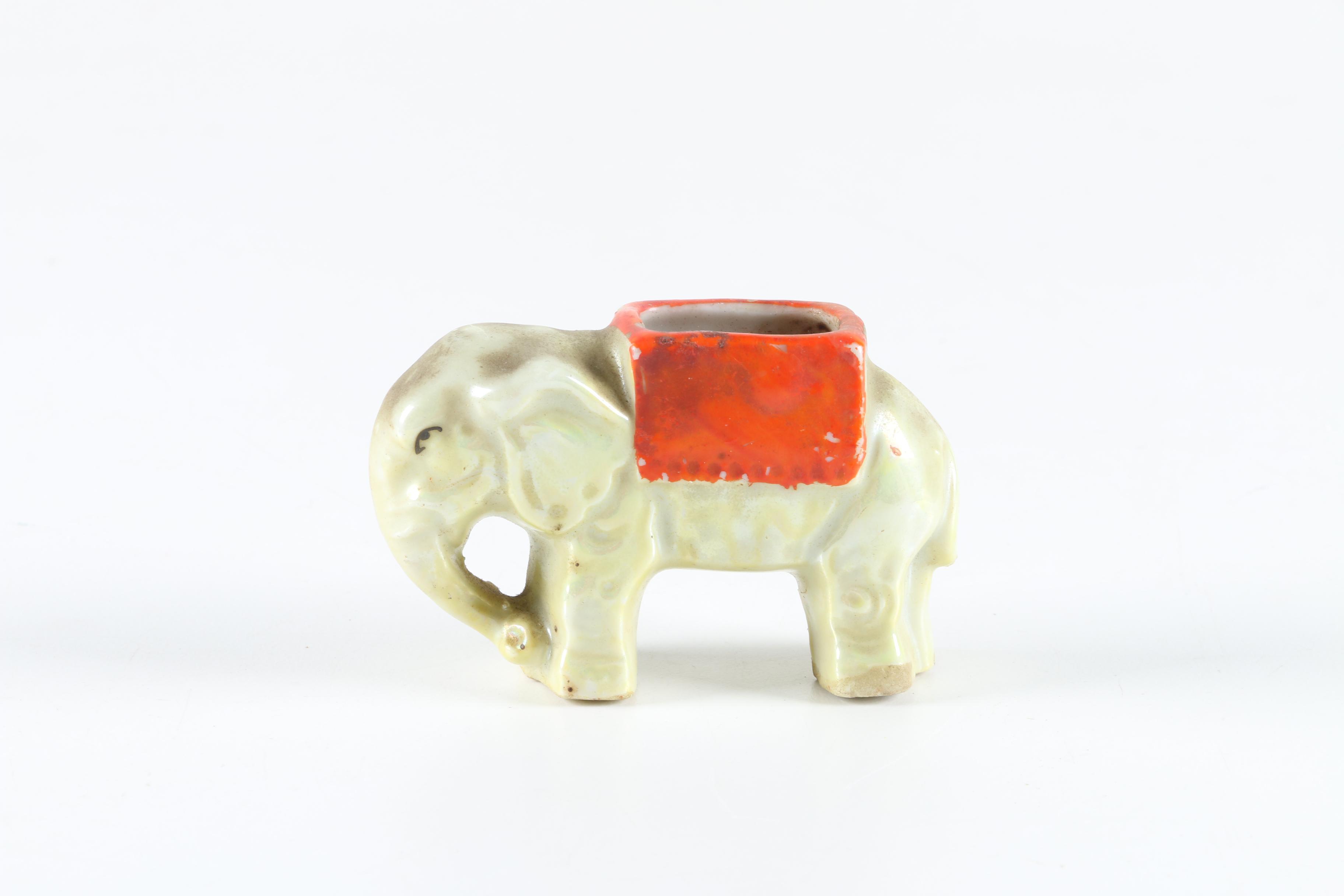 Ceramic Elephant Figurines
