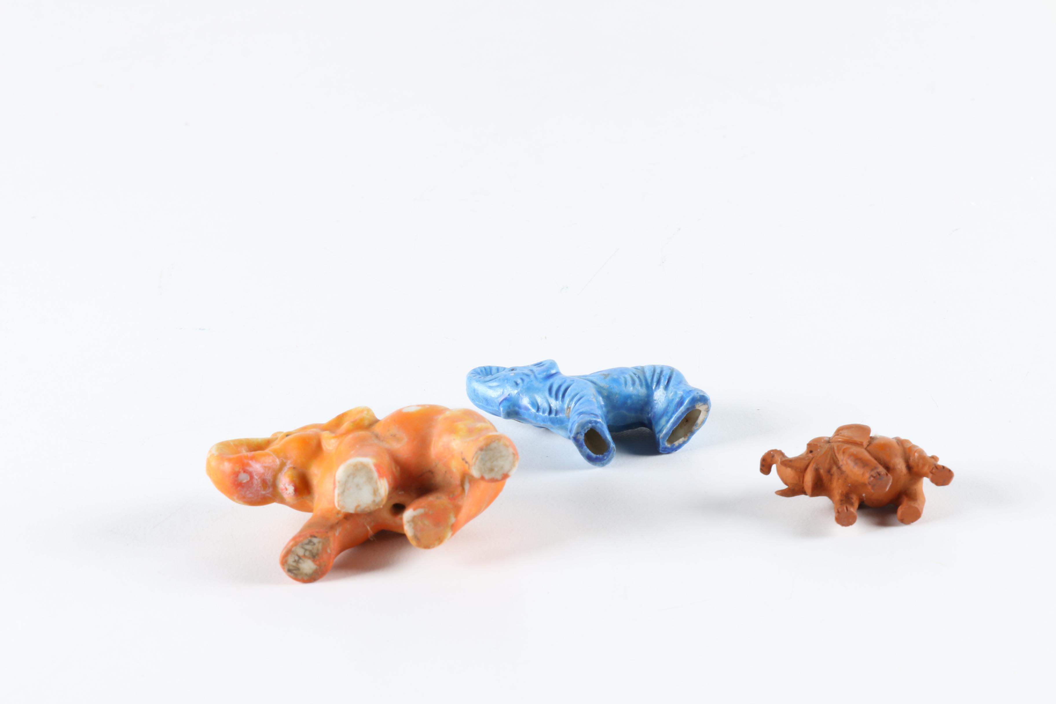 Ceramic Elephant Figurines