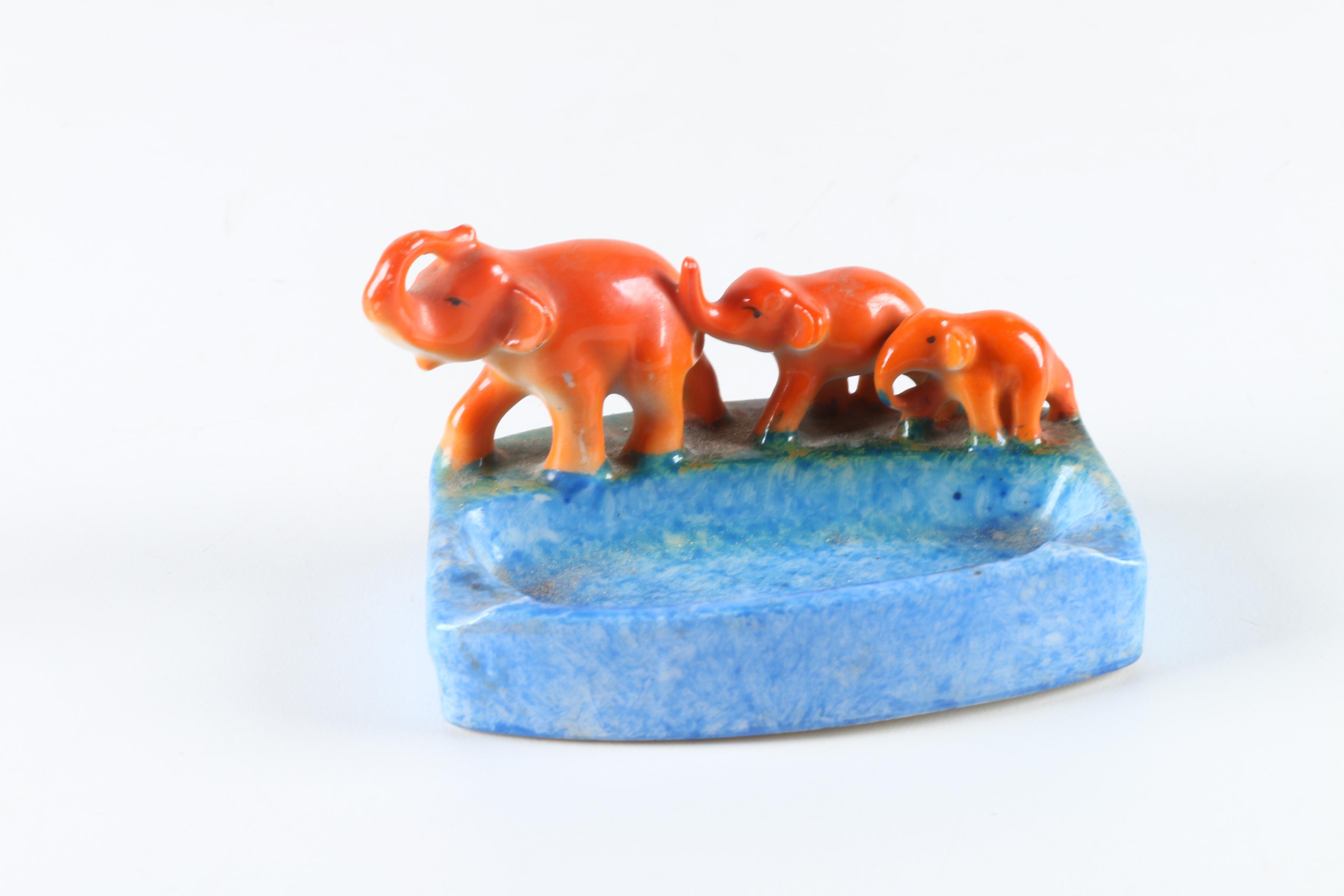 Ceramic Elephant Figurines