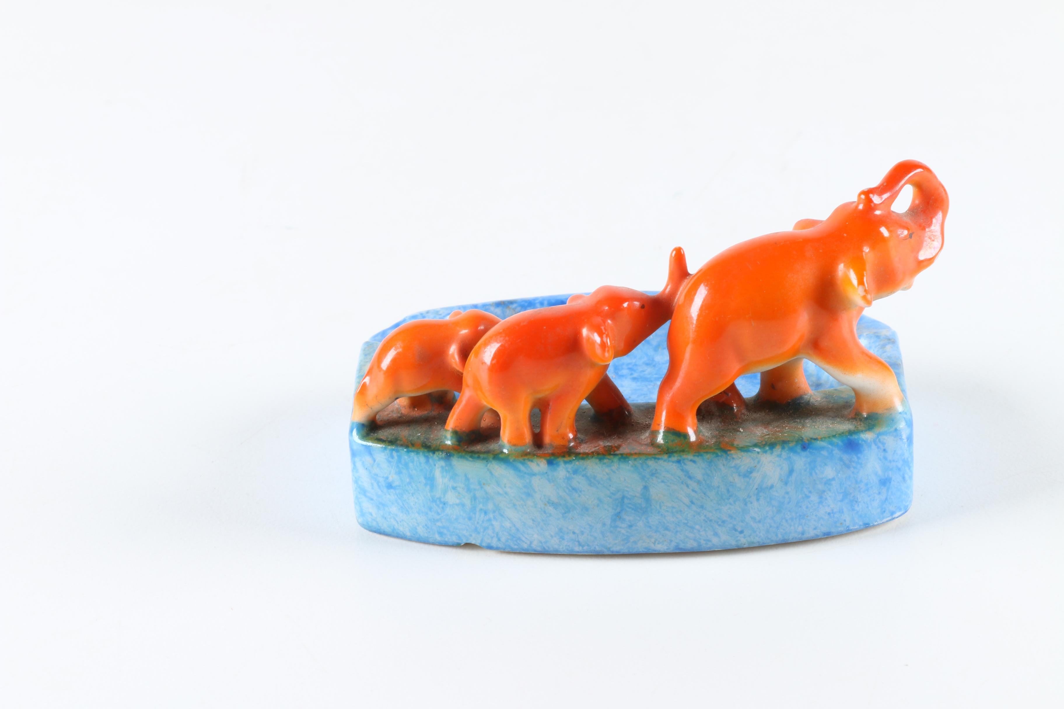 Ceramic Elephant Figurines