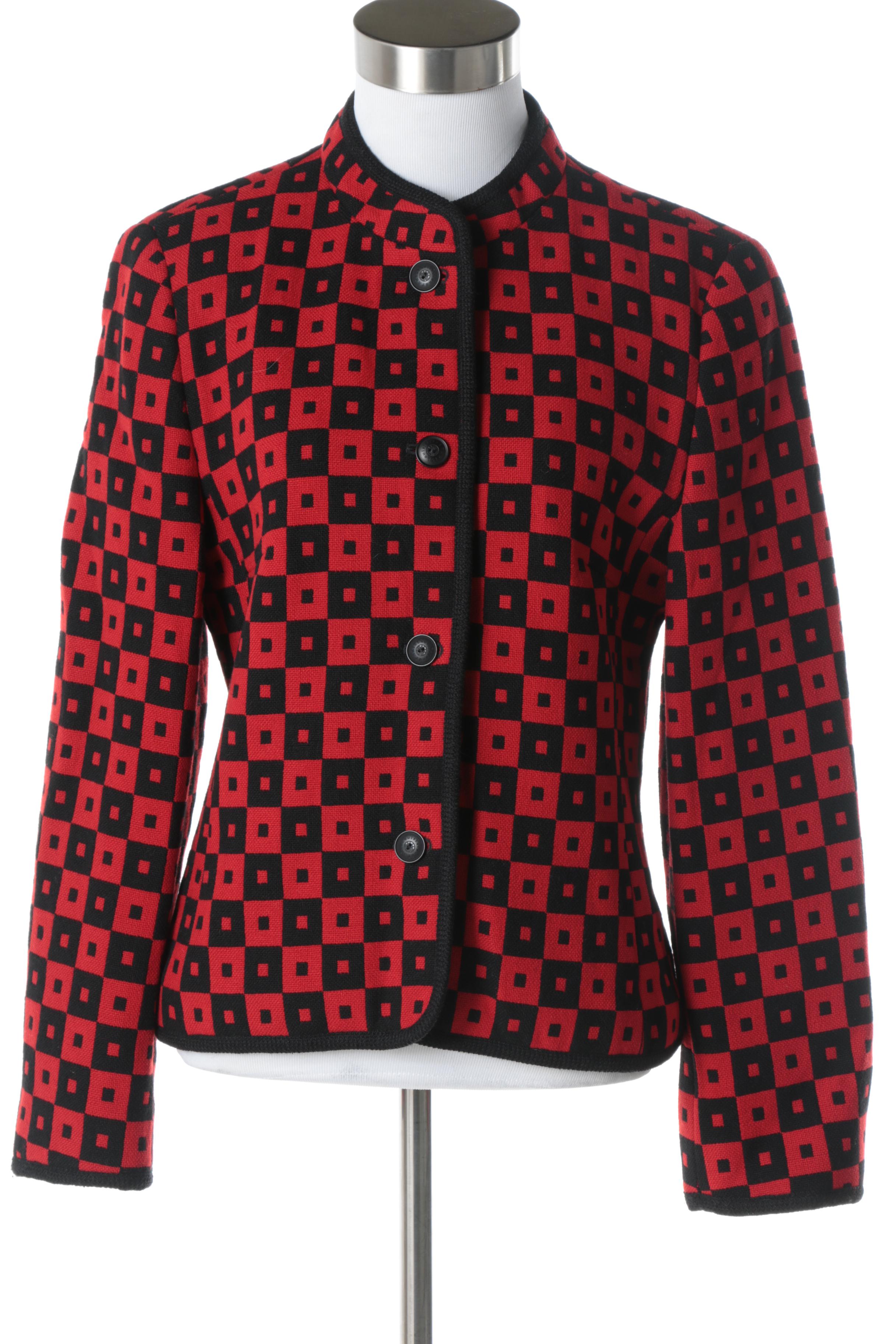 Women's Louis Feraud Jacket and Fuzzi Top