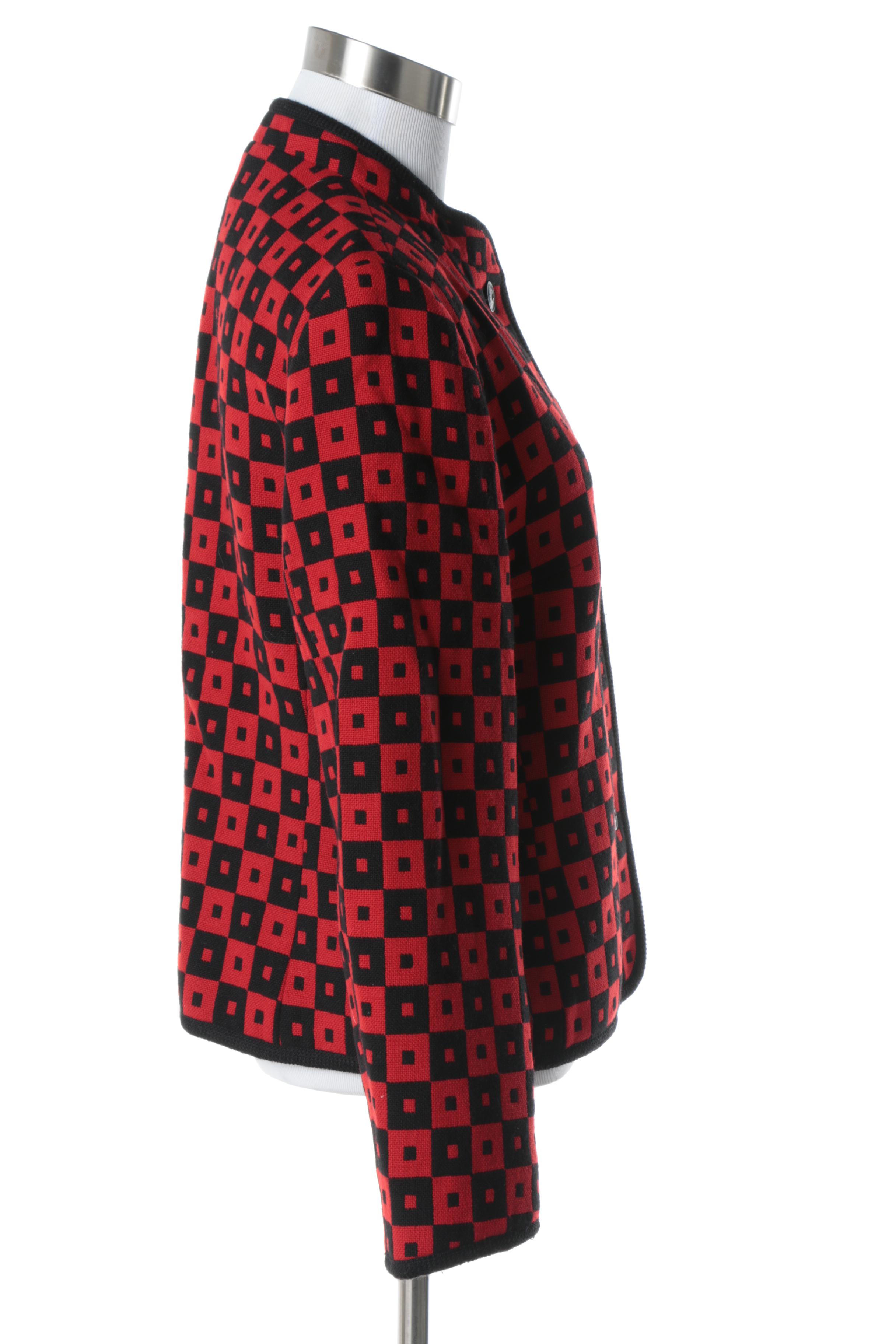 Women's Louis Feraud Jacket and Fuzzi Top