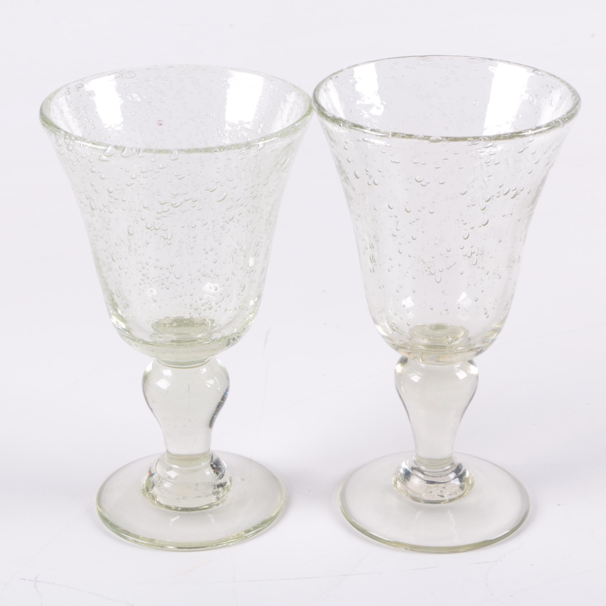 Eight Glass Goblets