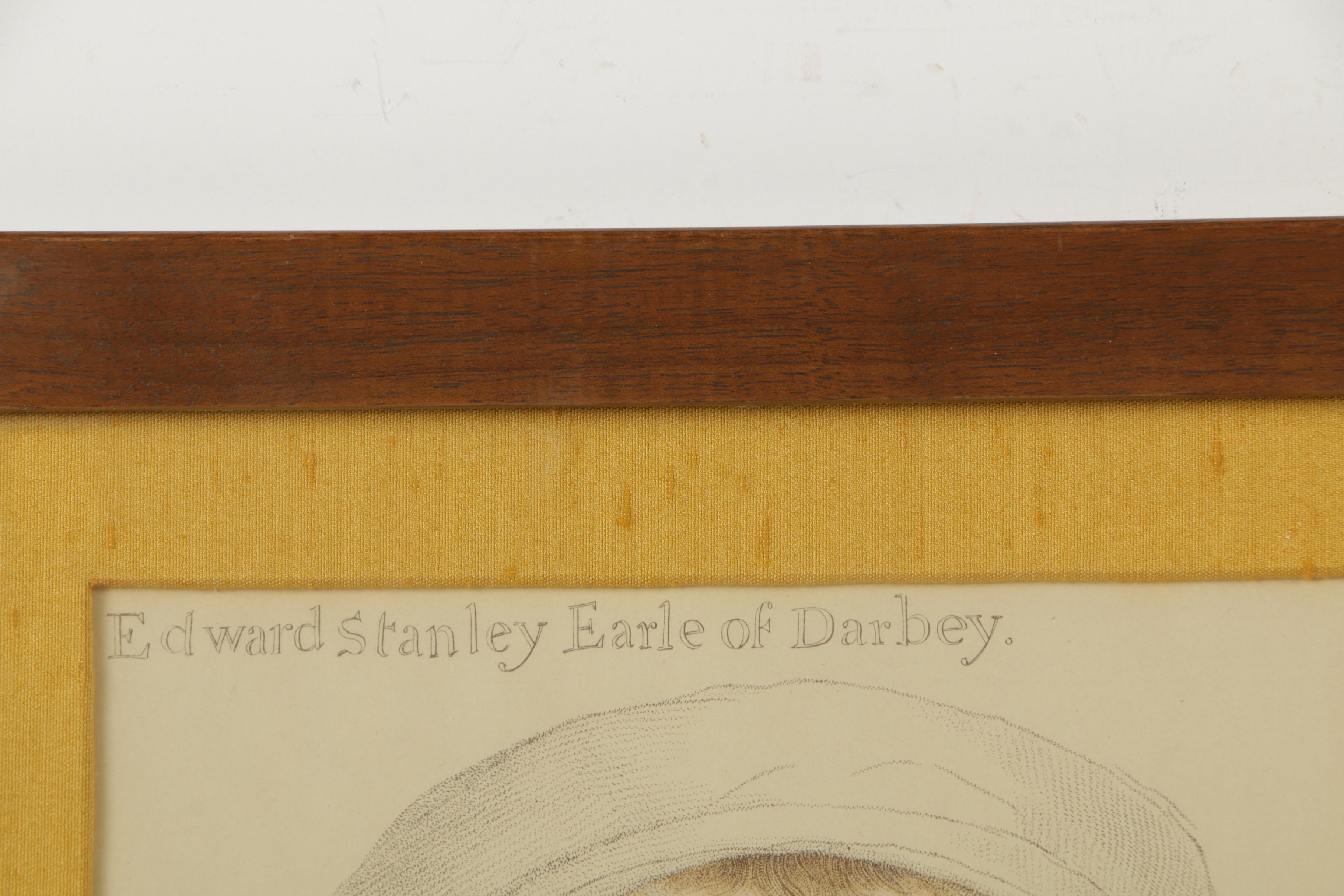 Lithograph on Paper of Edward Stanley Earle of Darbey After Hans Holbein