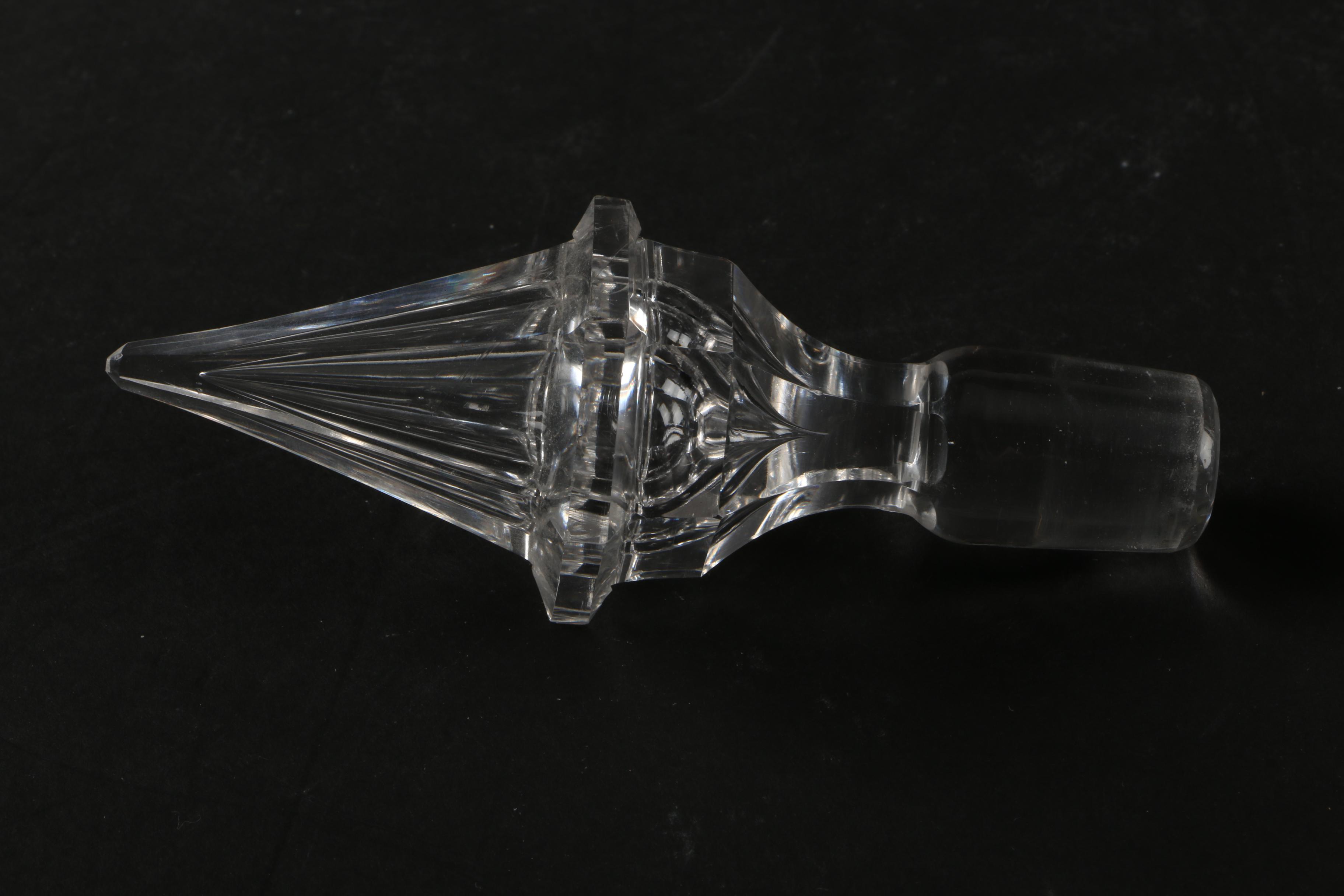 Waterford Crystal "Millennium" Champagne Flutes with Crystal Decanters