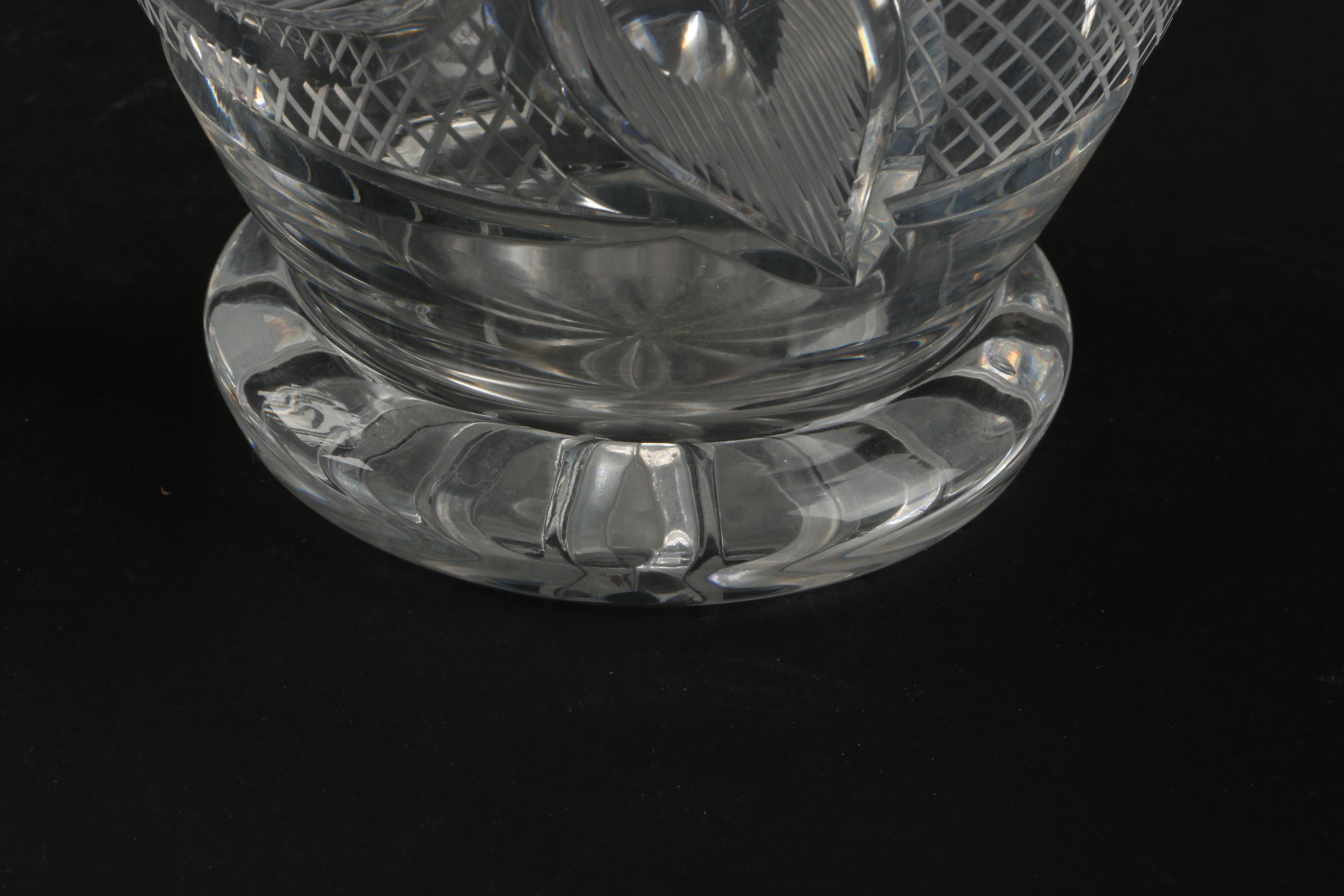 Waterford Crystal "Millennium" Champagne Flutes with Crystal Decanters