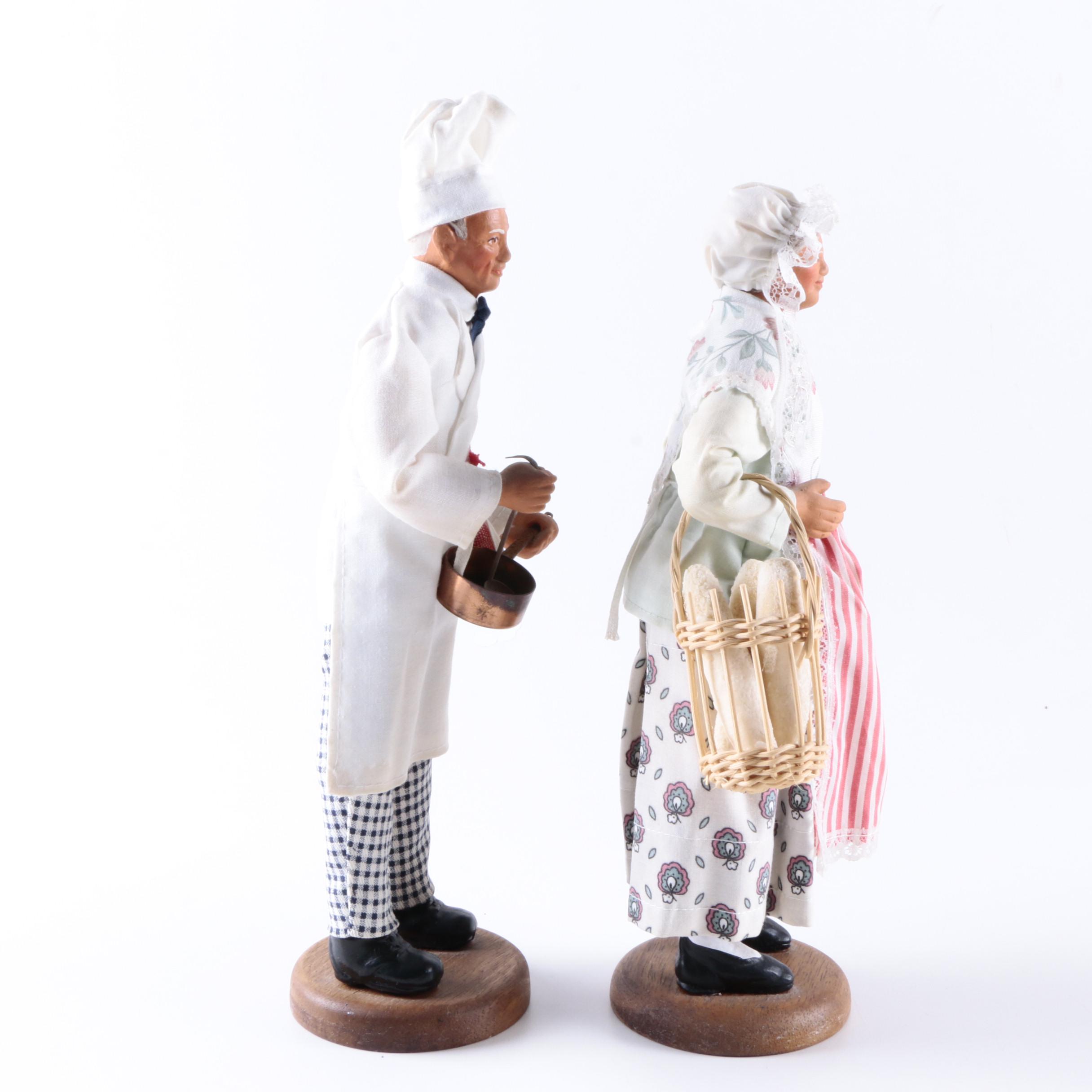 Elder Farmer Figurines