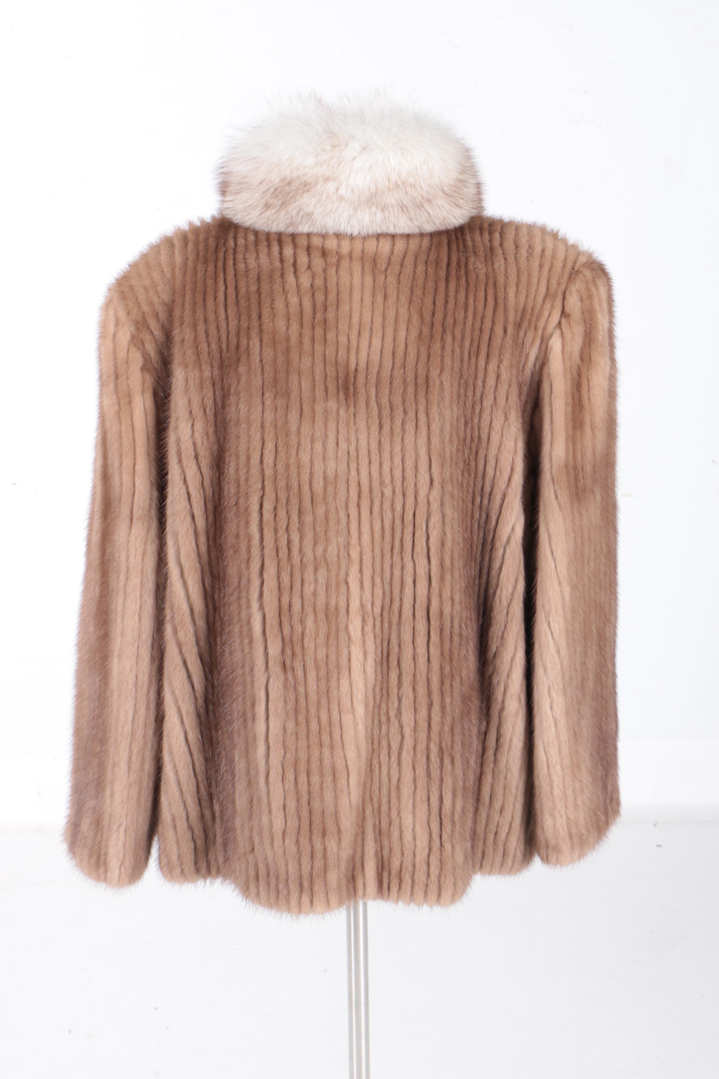 Mink and Fox Fur Coat