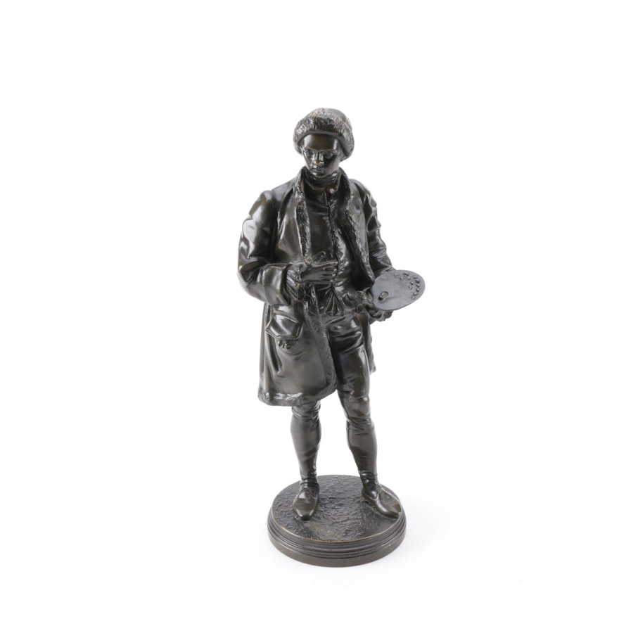 Bronze Figurine of a Painter