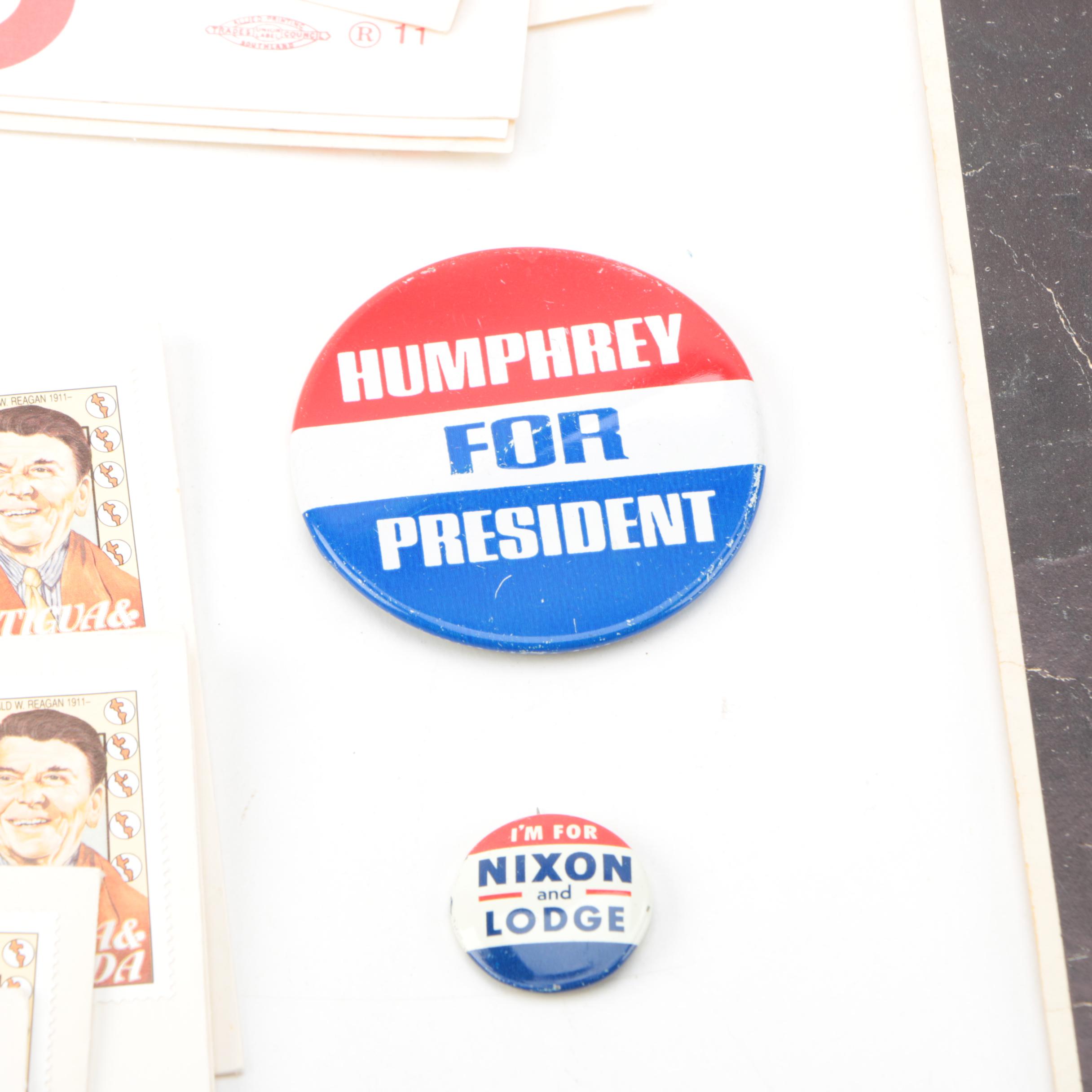 Political Pinbacks and Memorabilia