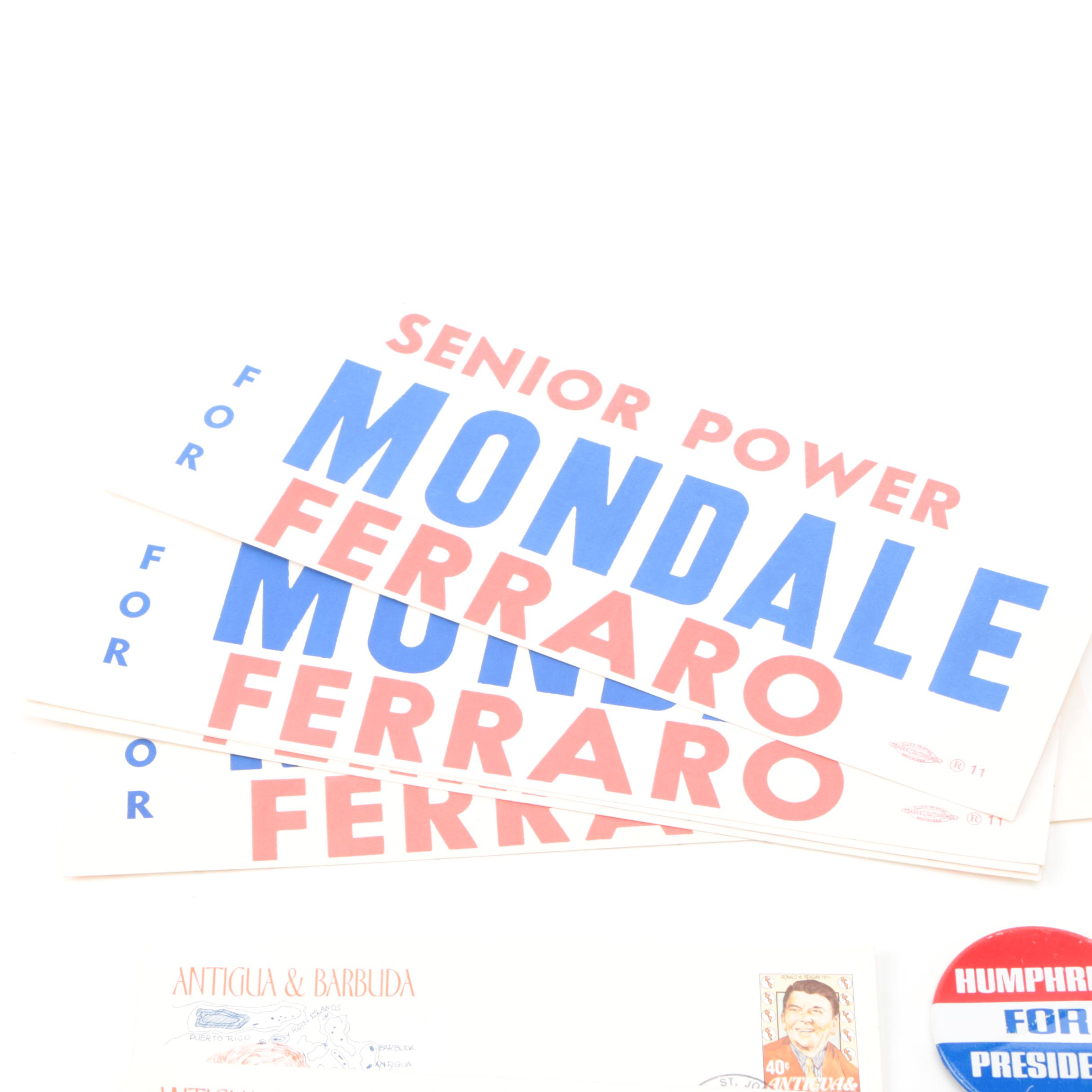 Political Pinbacks and Memorabilia