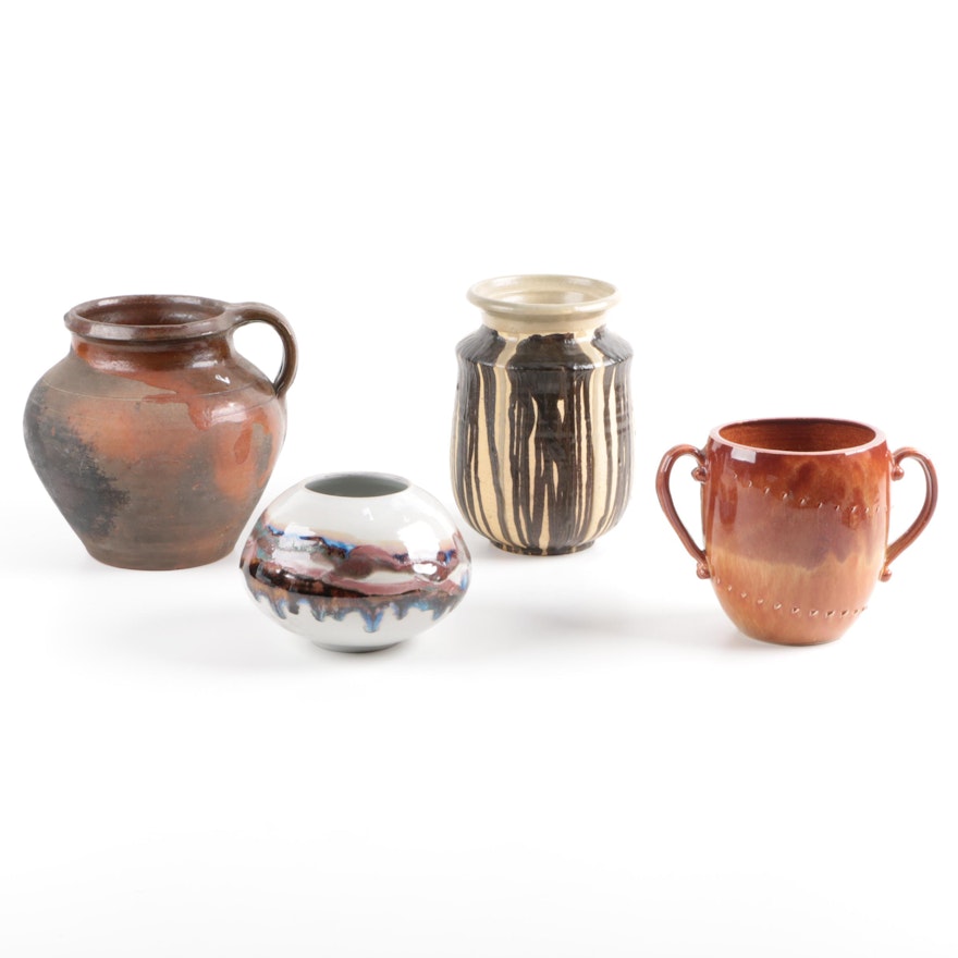 Art Pottery Vases and Jugs