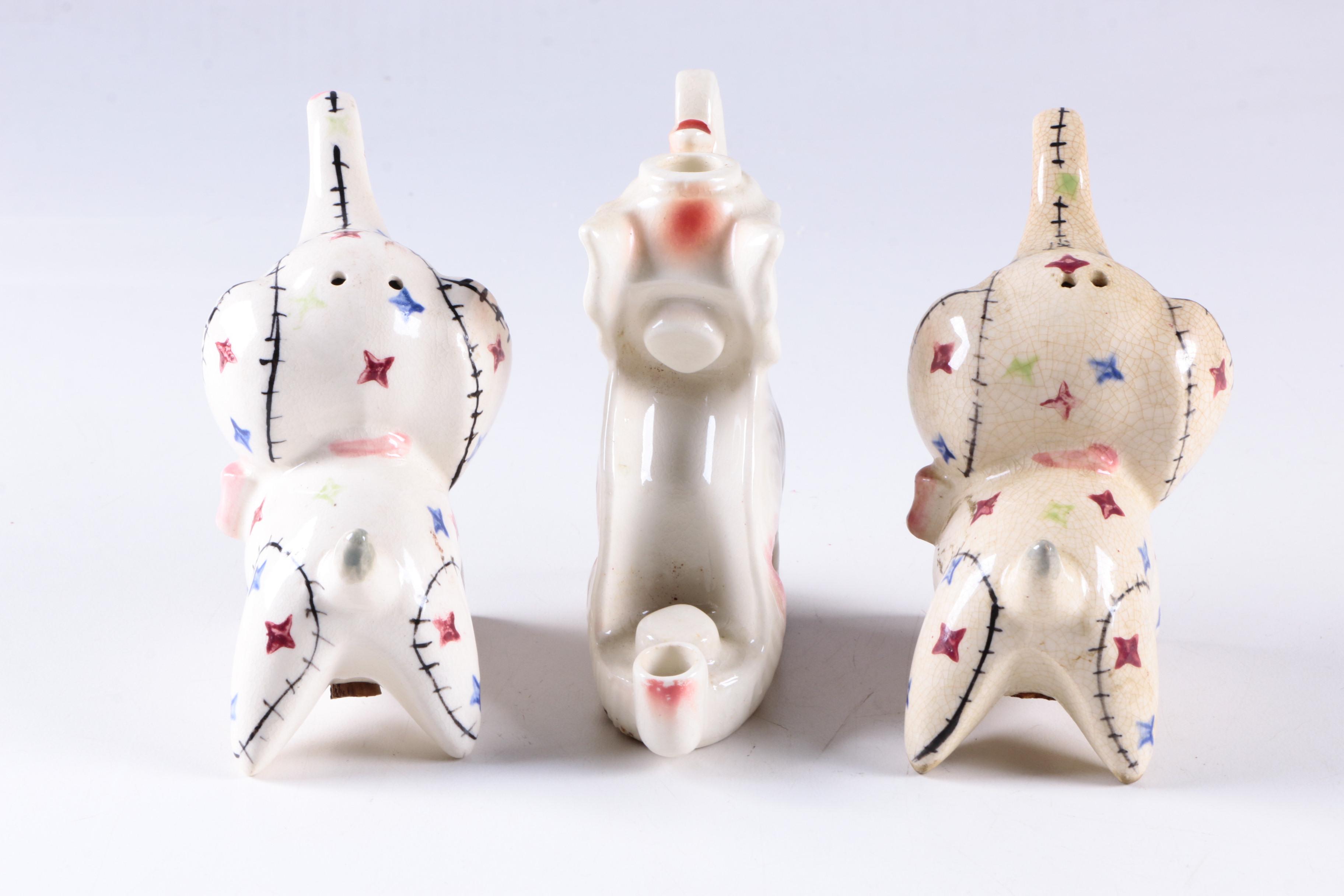 Fifteen Vintage Ceramic Elephant Figurines