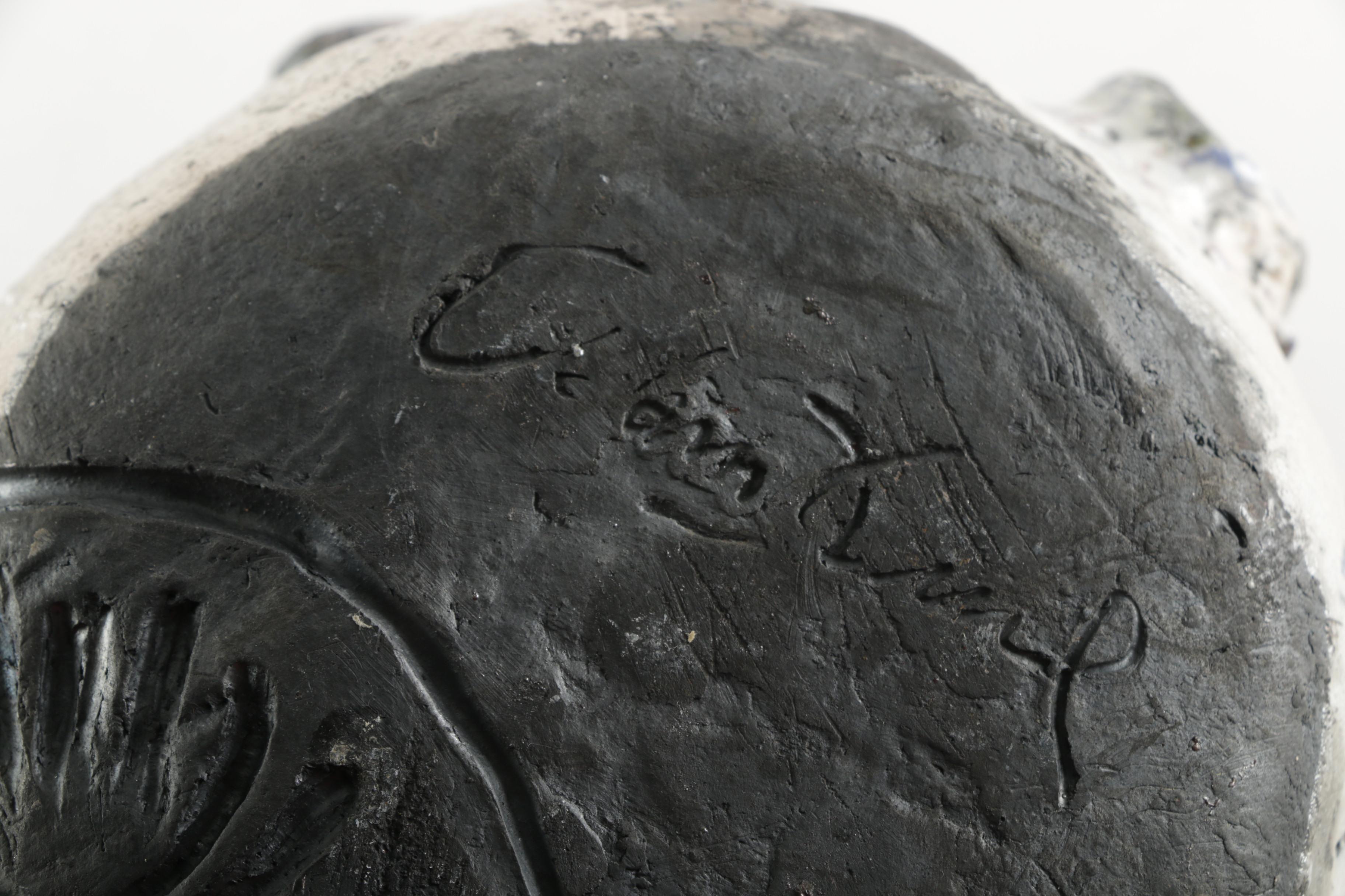 Ceramic Moon and Hand-Built Pottery Spaceship