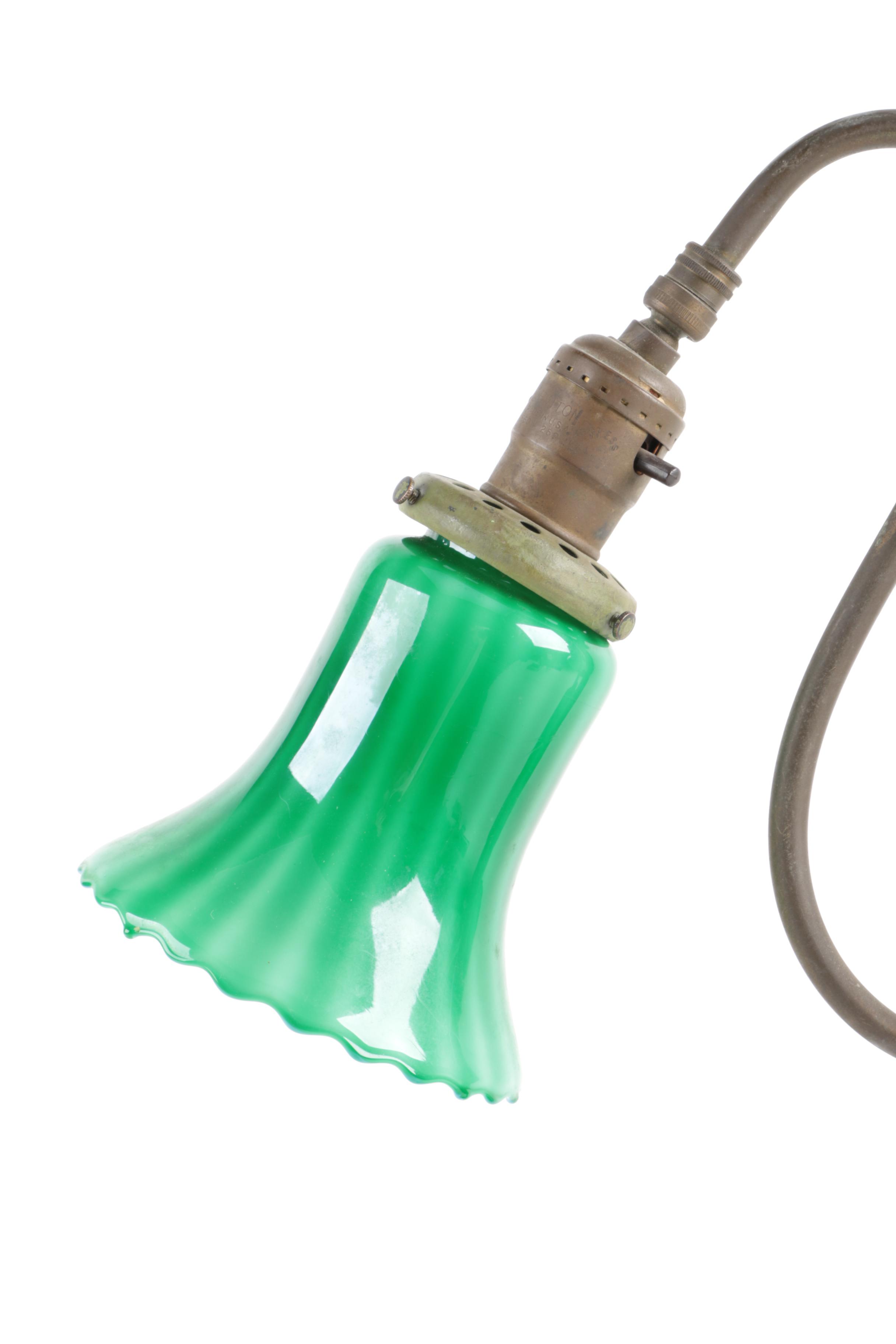 Vintage Brass Accent Lamp