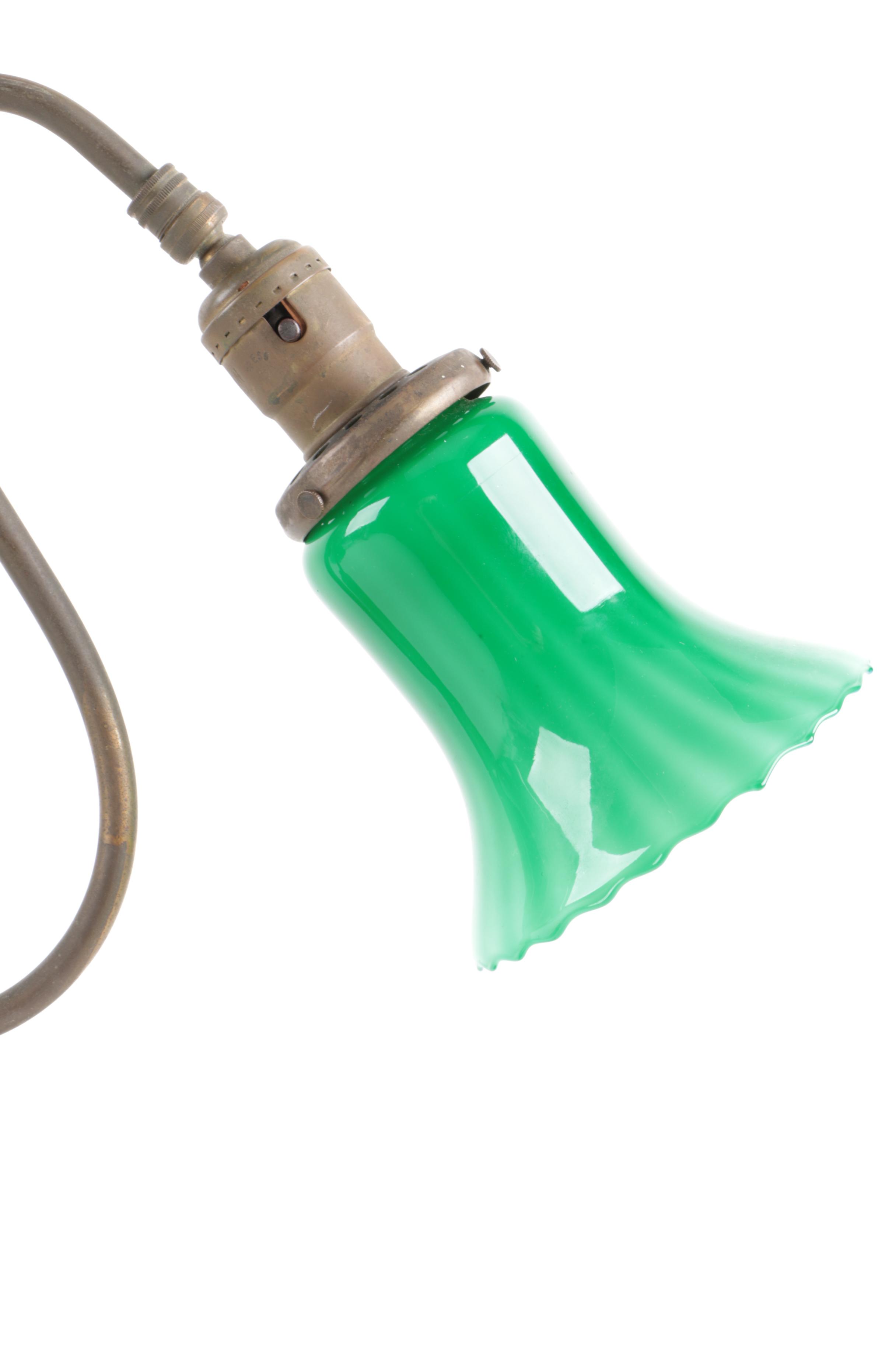 Vintage Brass Accent Lamp