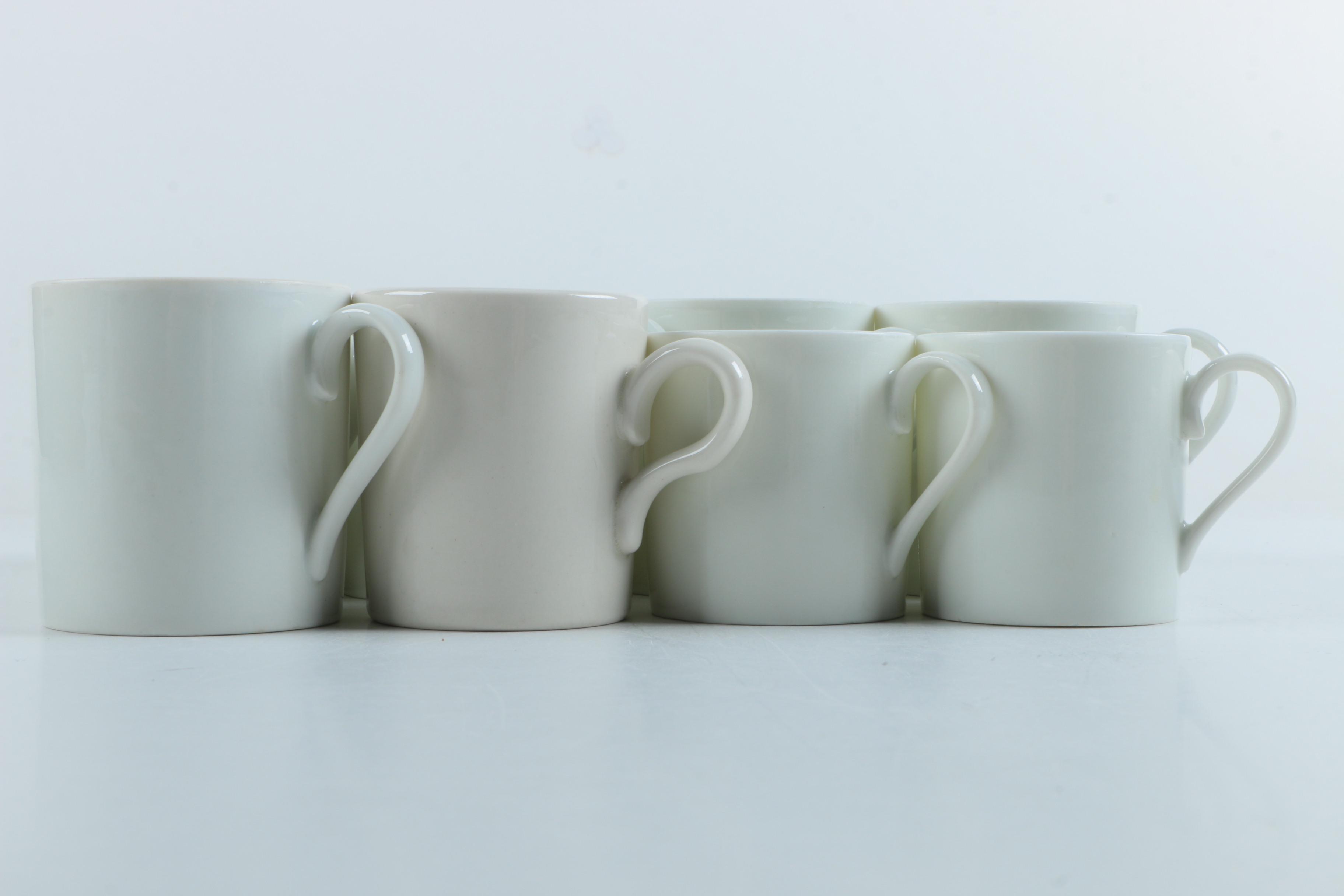 Limoges Mugs and Saucers