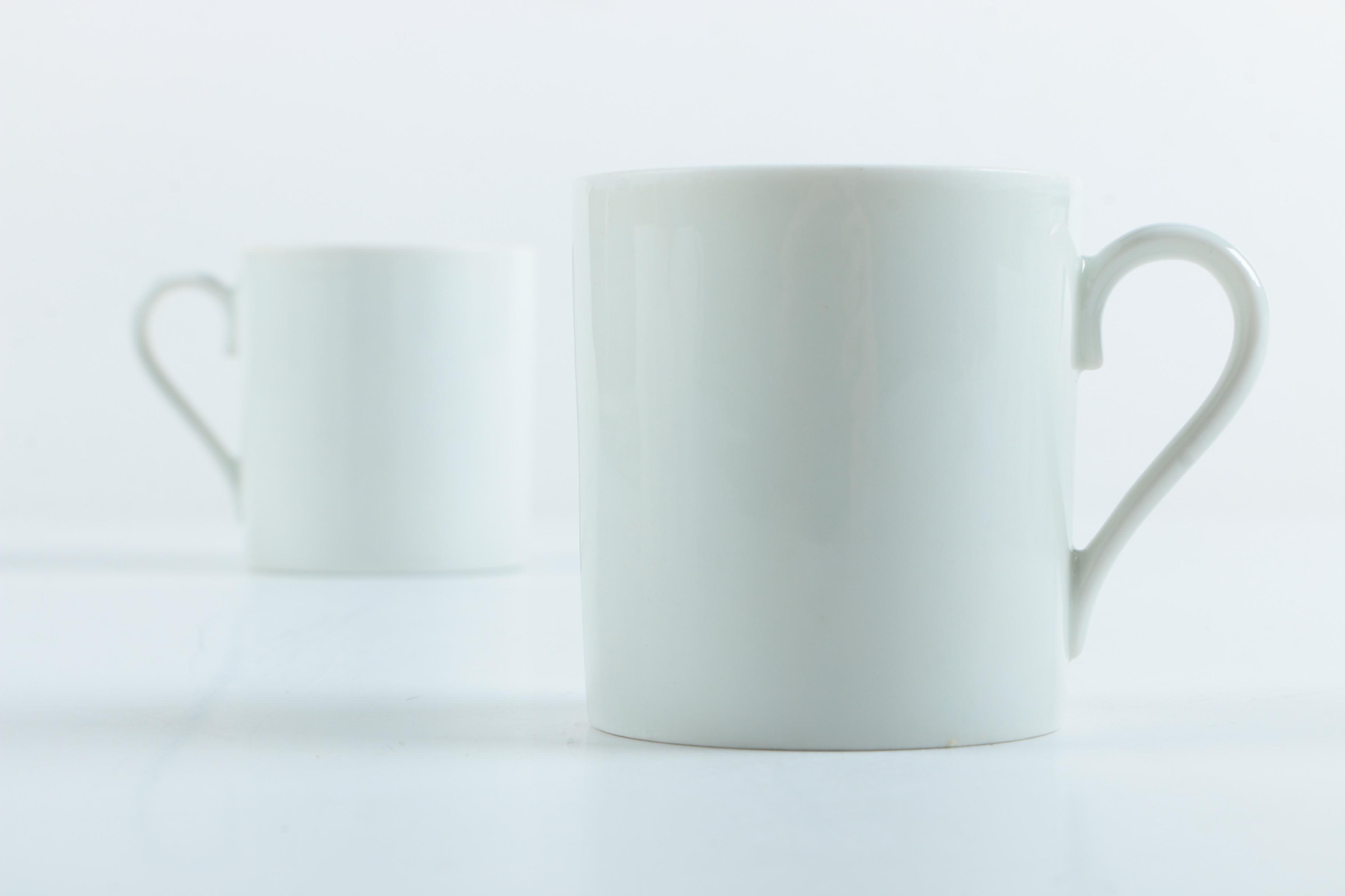 Limoges Mugs and Saucers