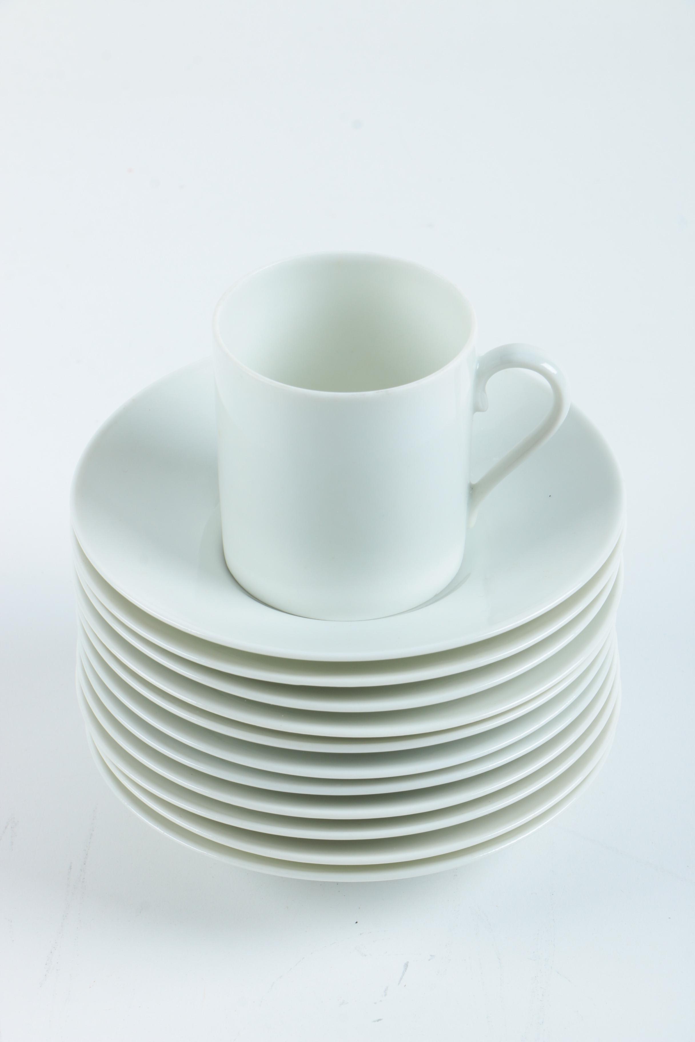 Limoges Mugs and Saucers