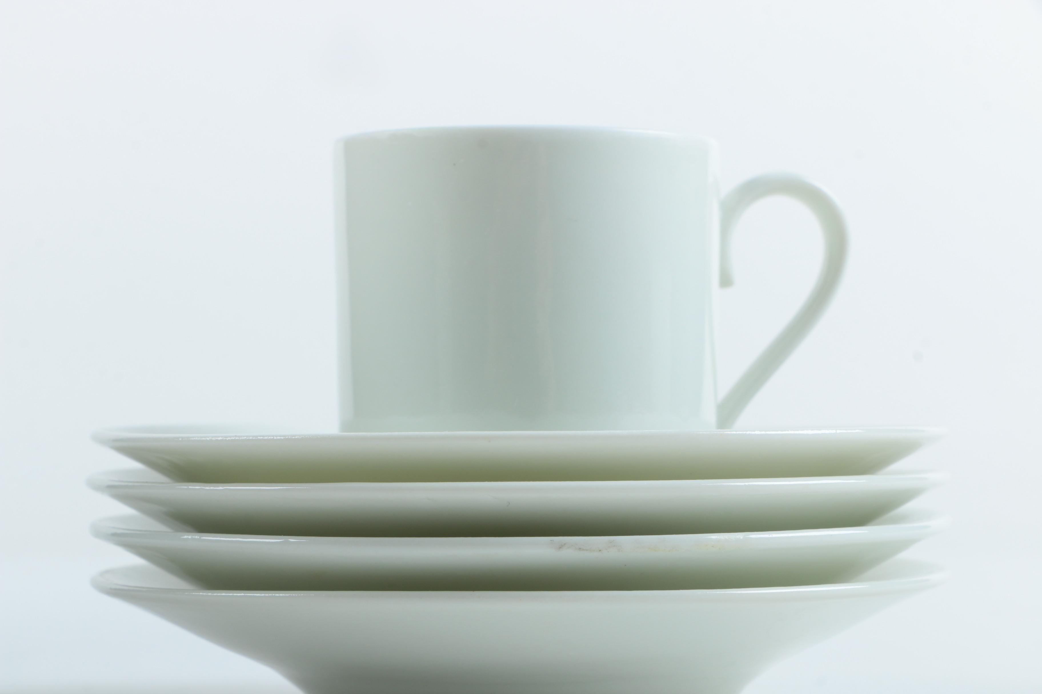 Limoges Mugs and Saucers