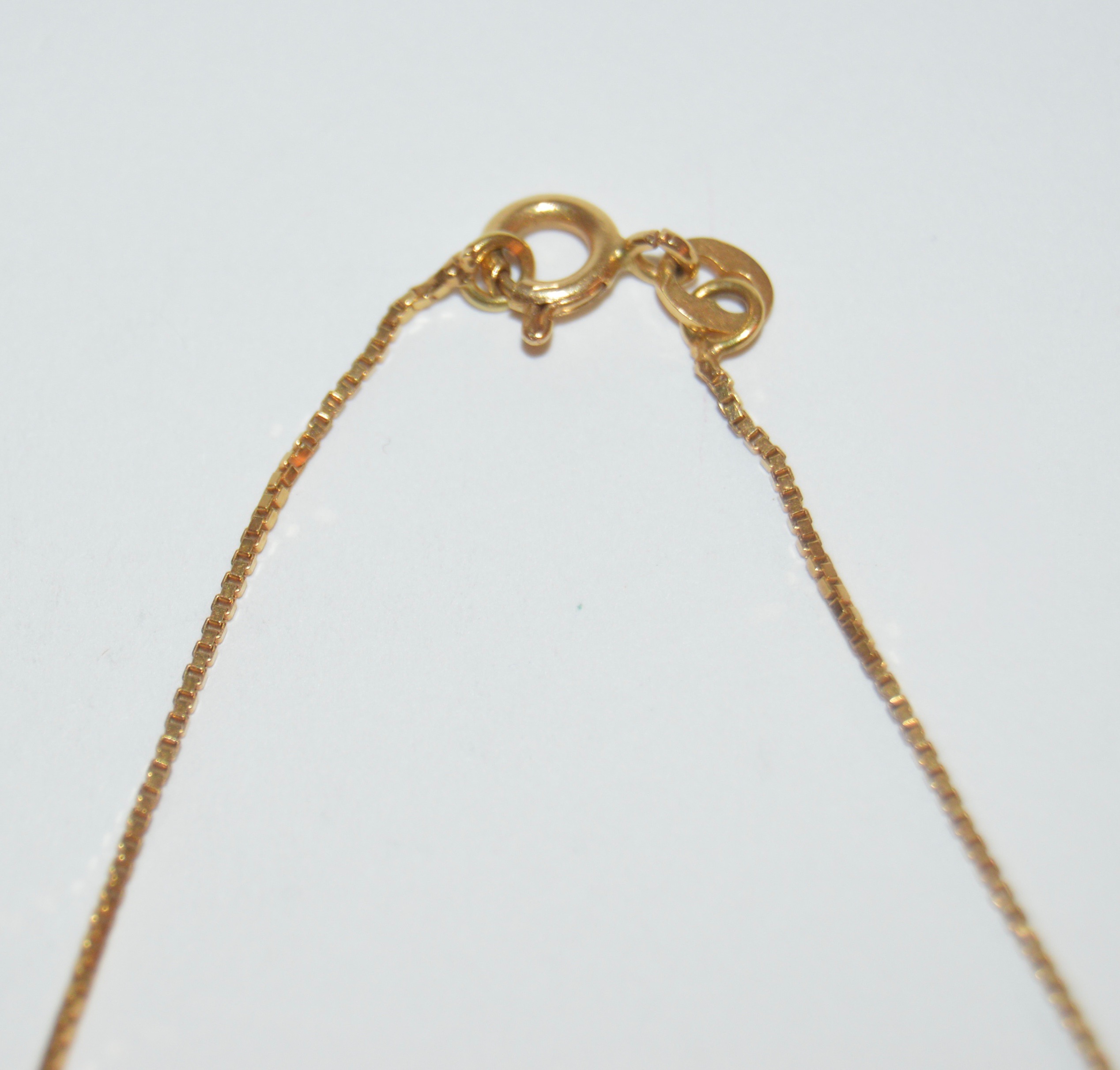 18K Yellow Gold Chain Link Necklace