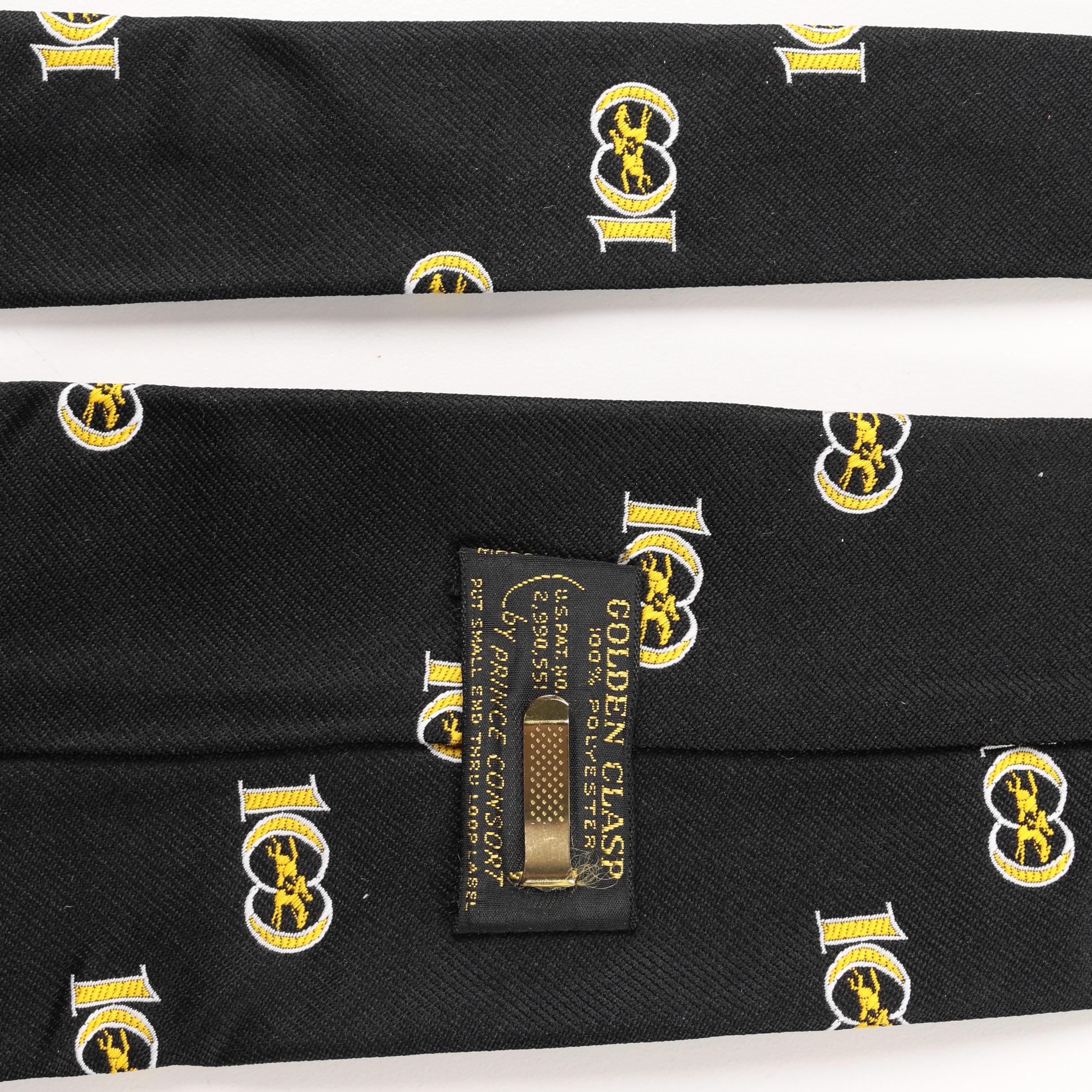 Vintage Preakness Tie by Prince Consort with Clasp