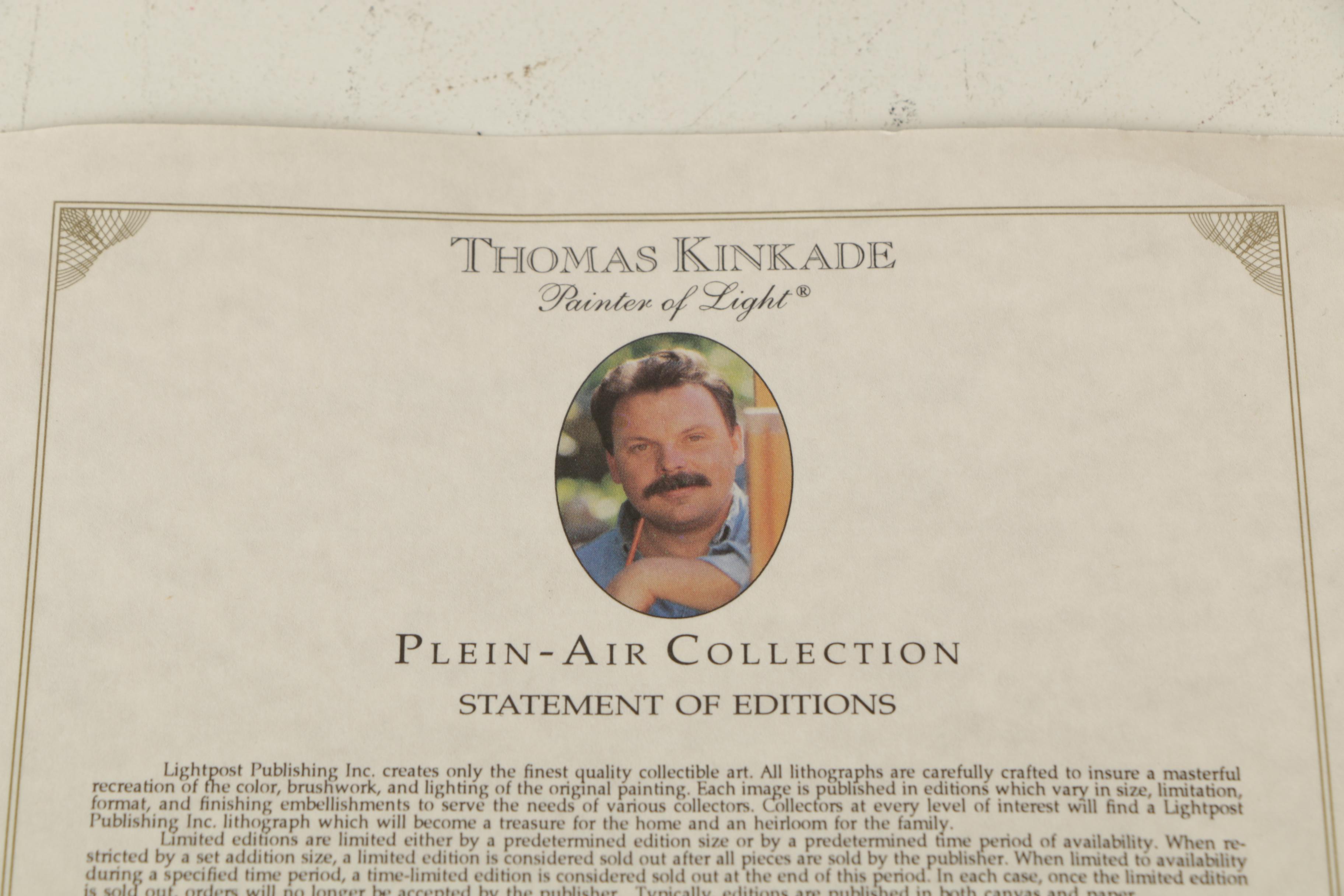 Thomas Kinkade Limited Edition Offset Lithograph "The Watertower, Chicago"