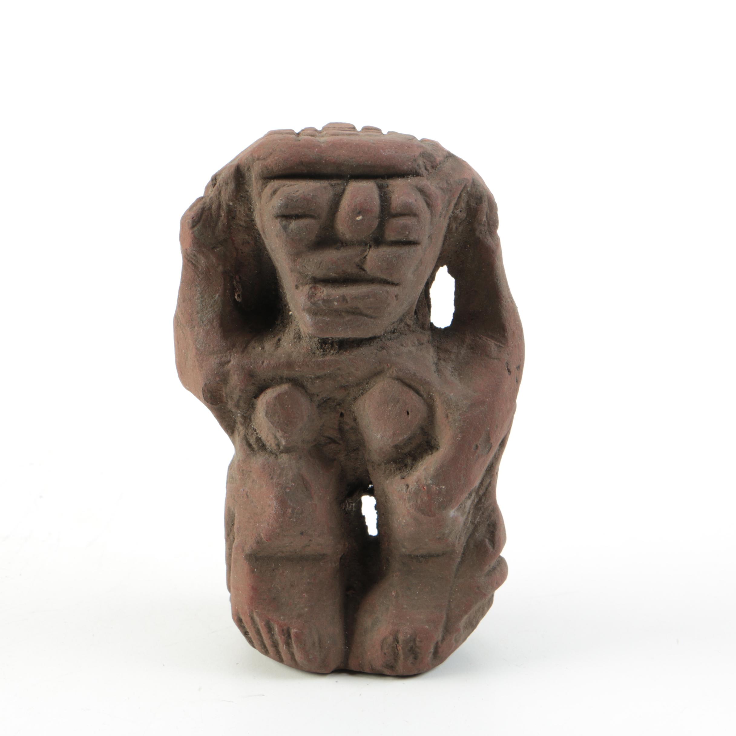 Pre-Columbian Style Terracotta Figurines