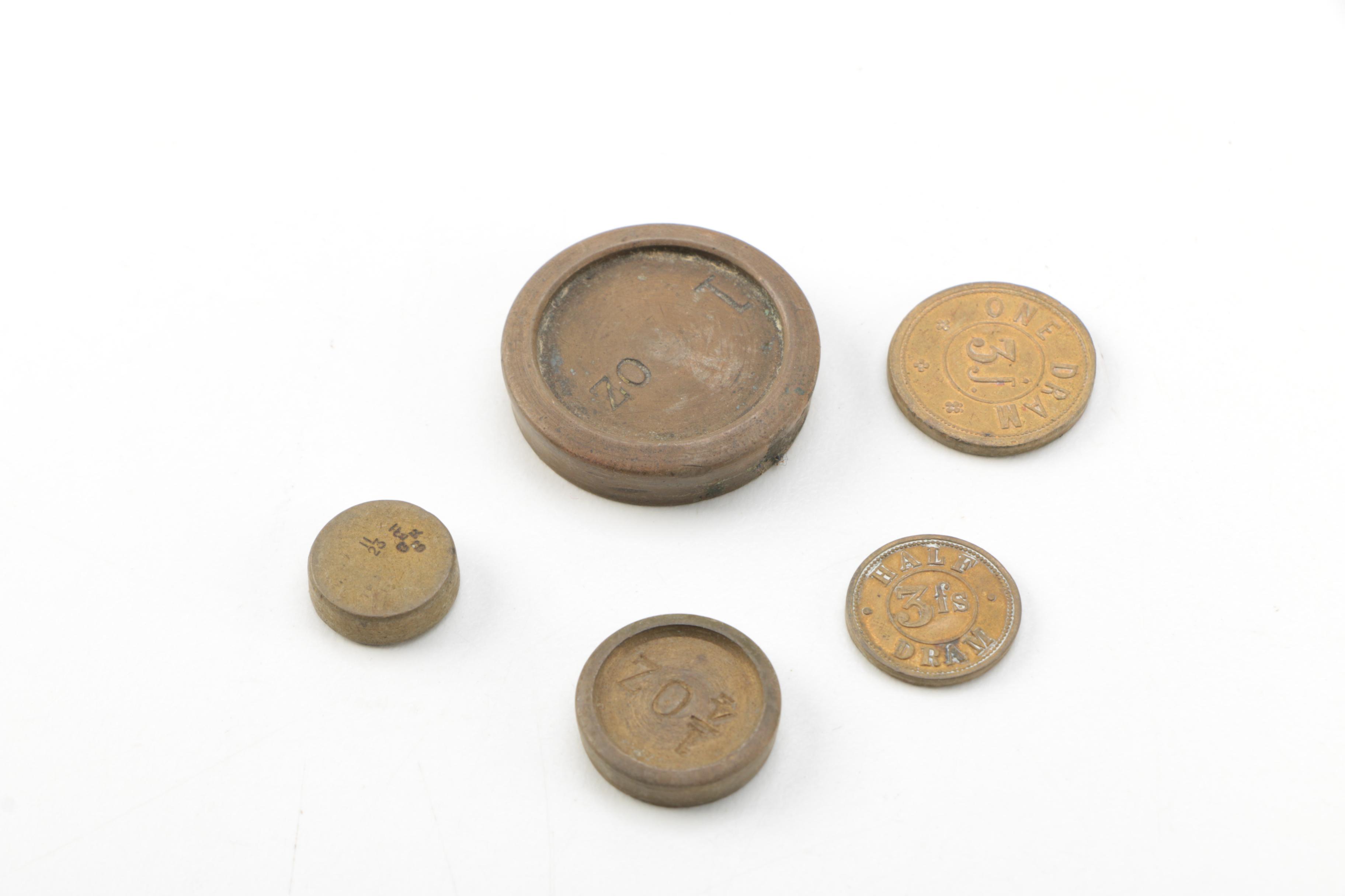 Antique Apothecary Scale and Weights