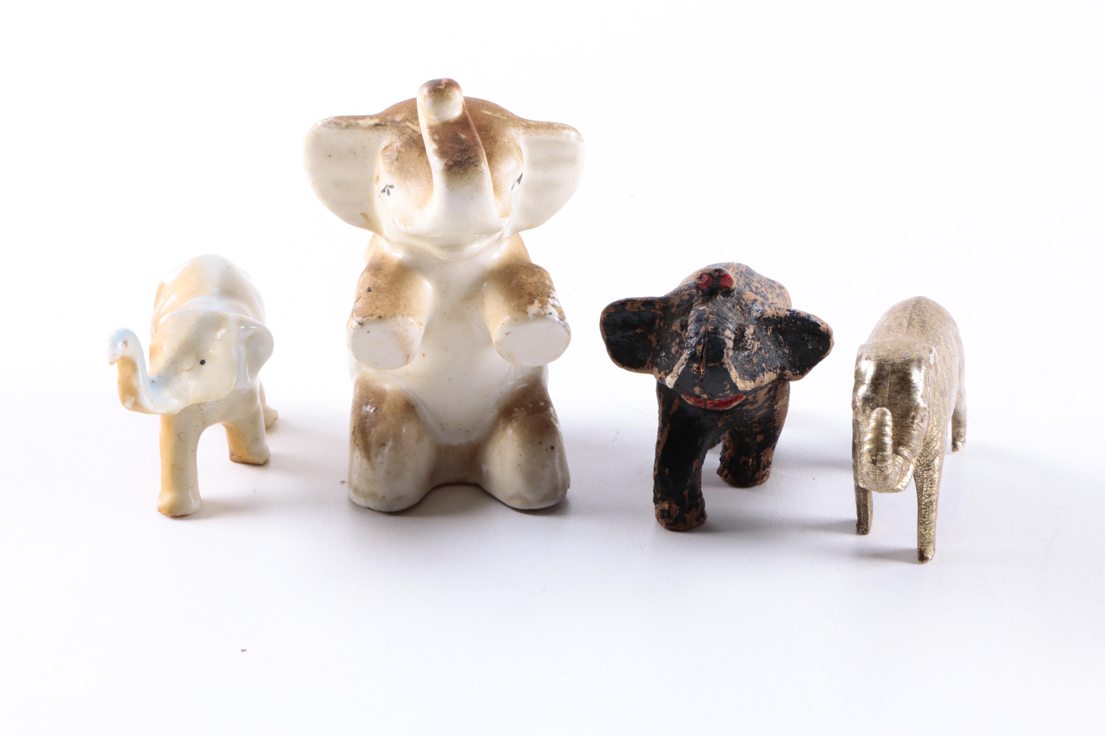 Large Collection of Elephant Figurines