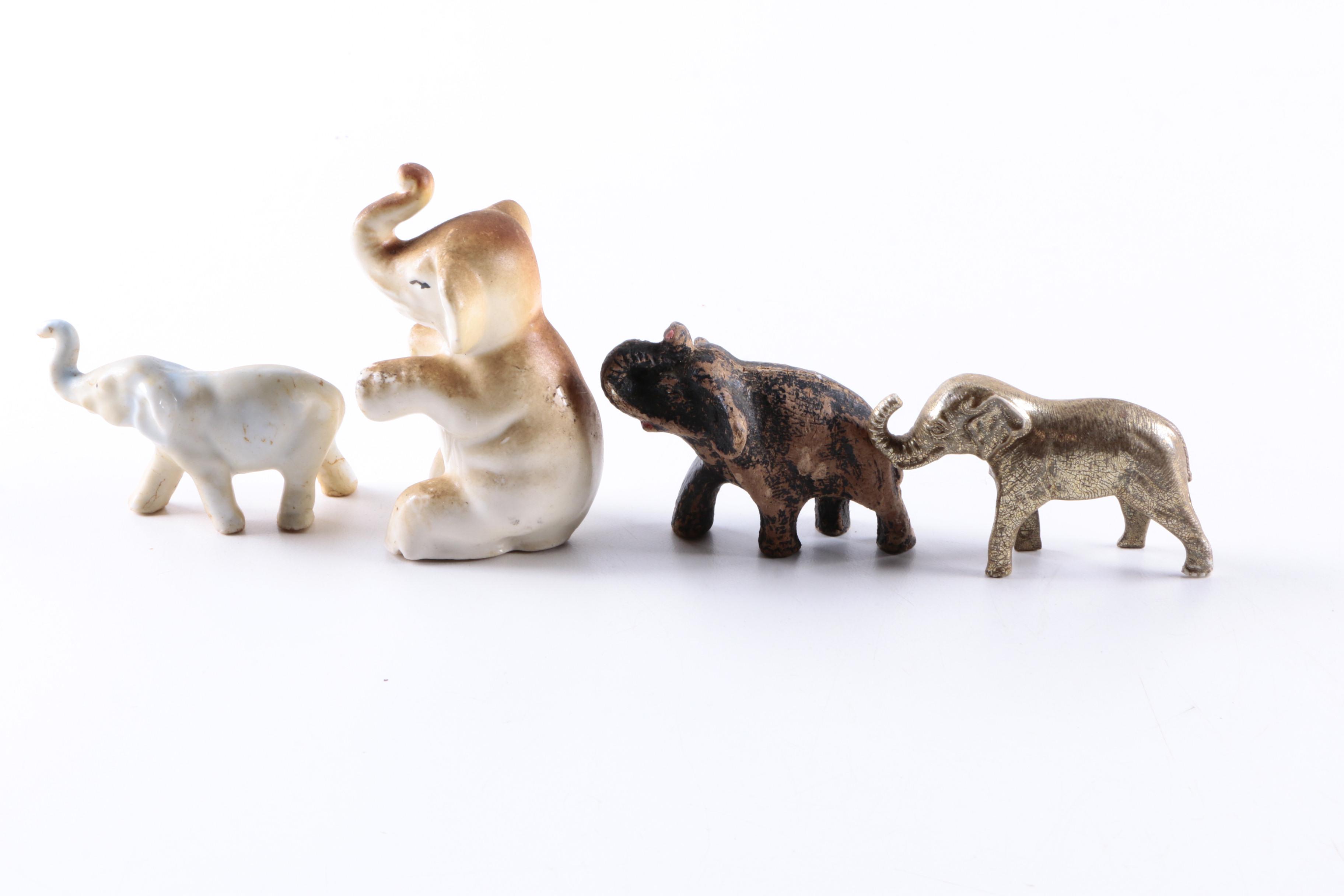 Large Collection of Elephant Figurines
