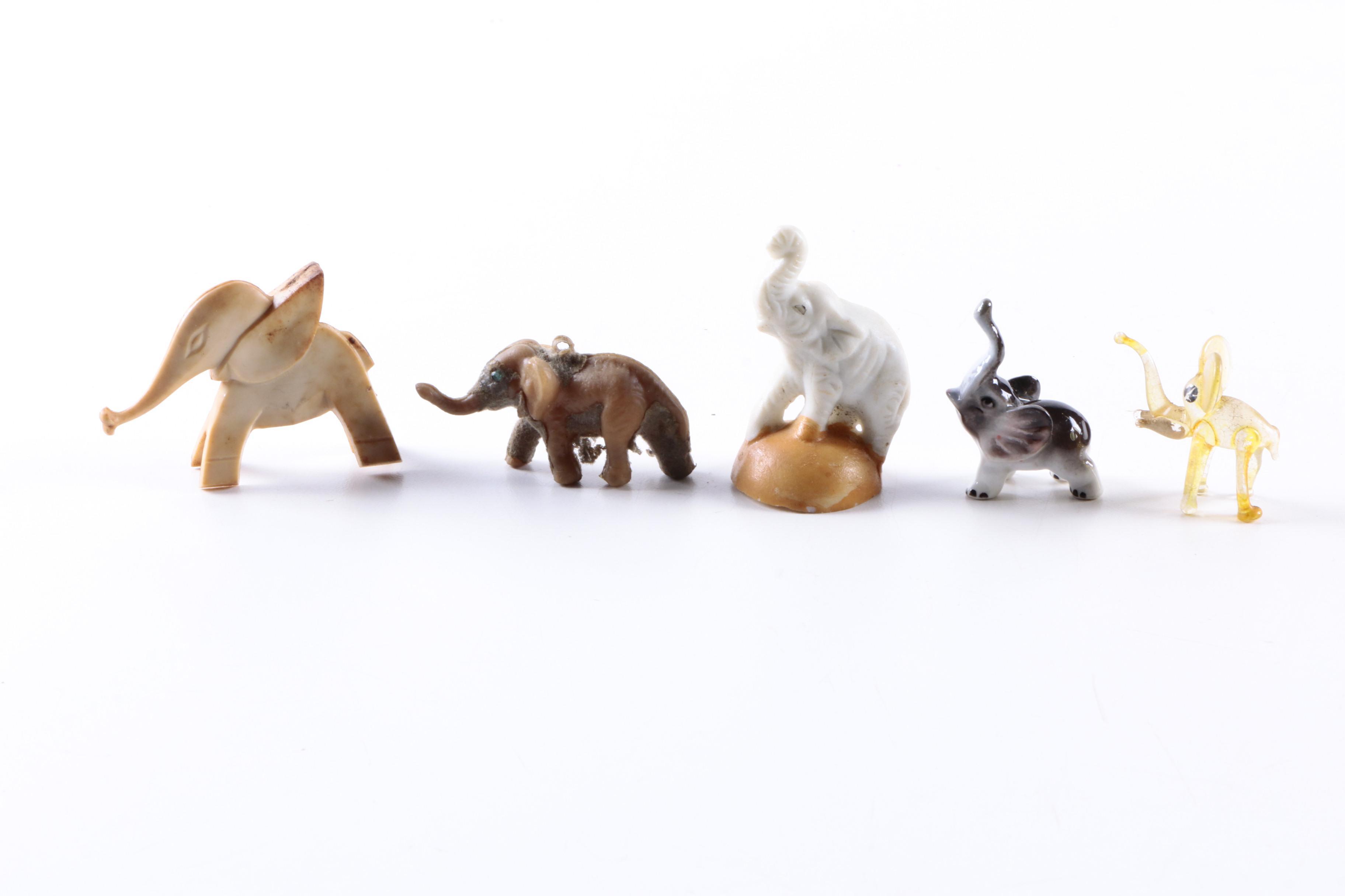 Large Collection of Elephant Figurines