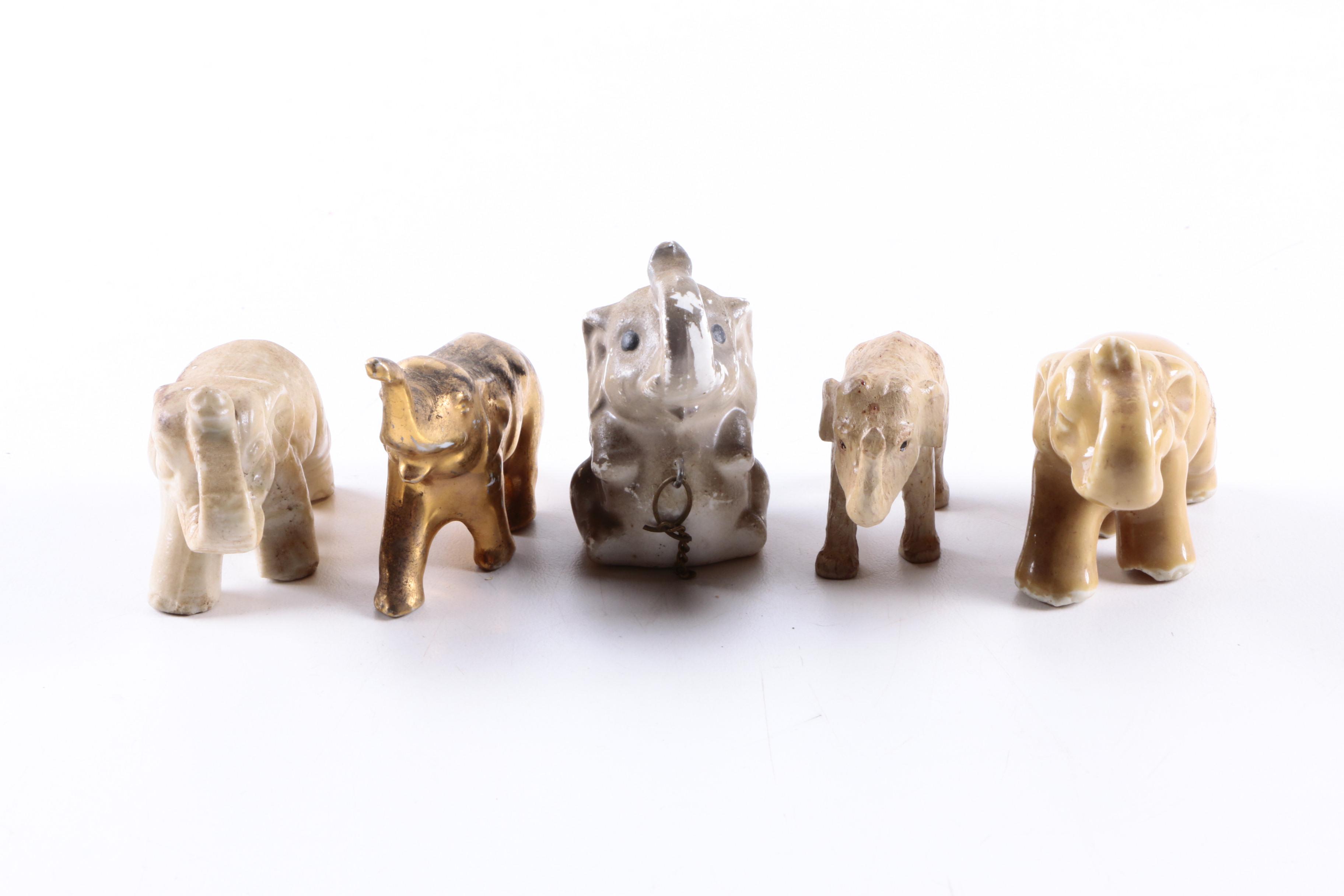 Large Collection of Elephant Figurines