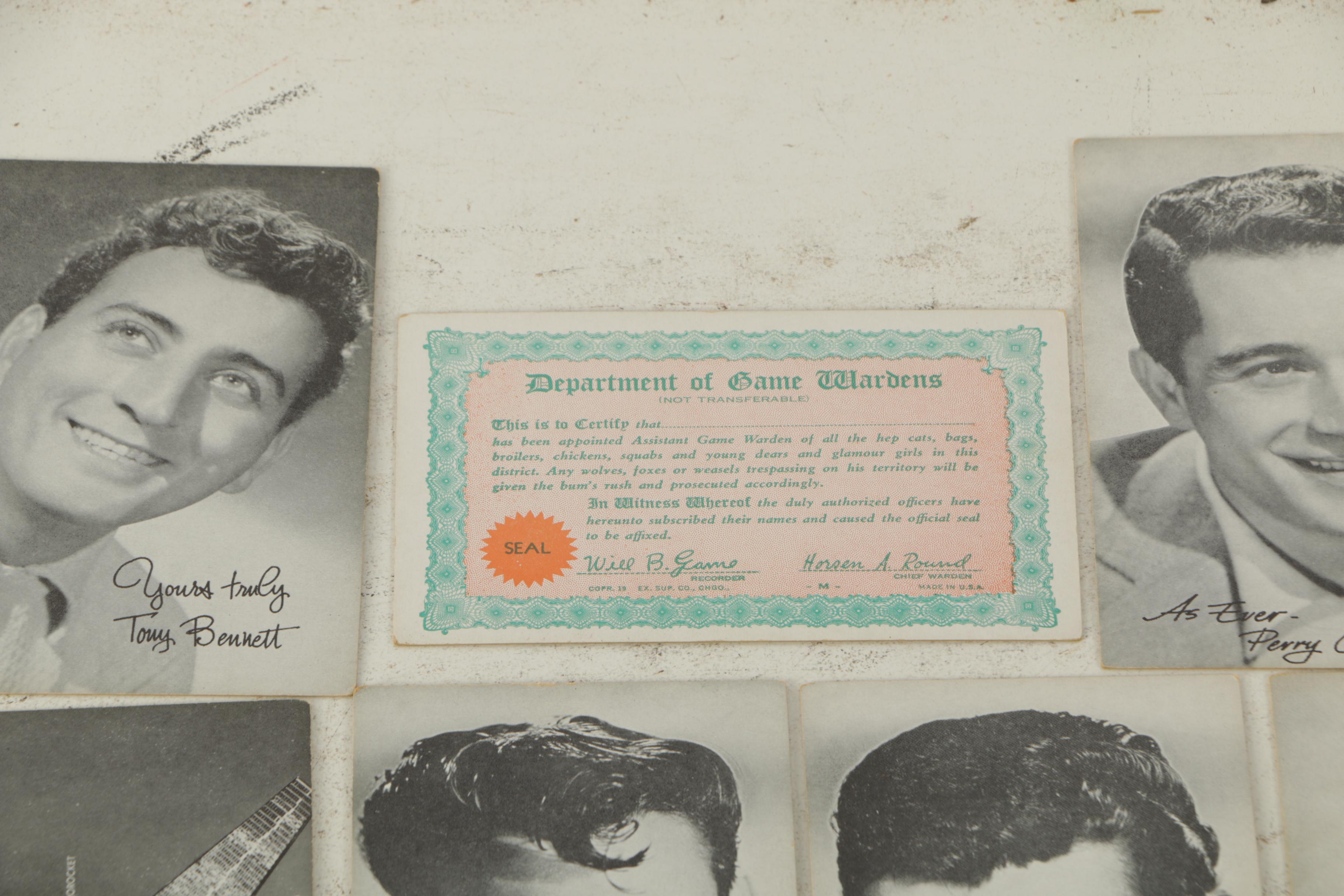 1950s–60s Celebrity Photo Cards Including The Beatles