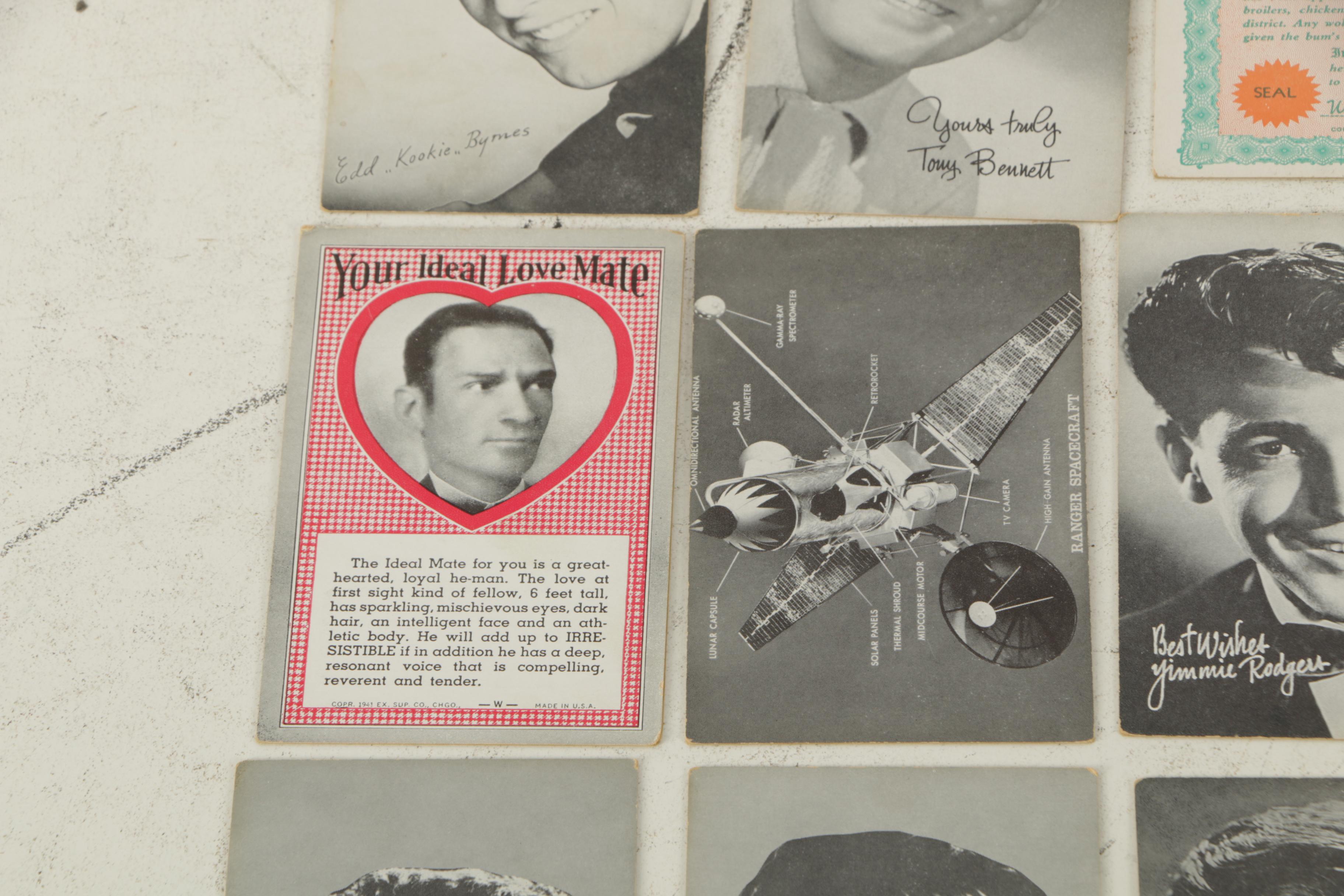 1950s–60s Celebrity Photo Cards Including The Beatles