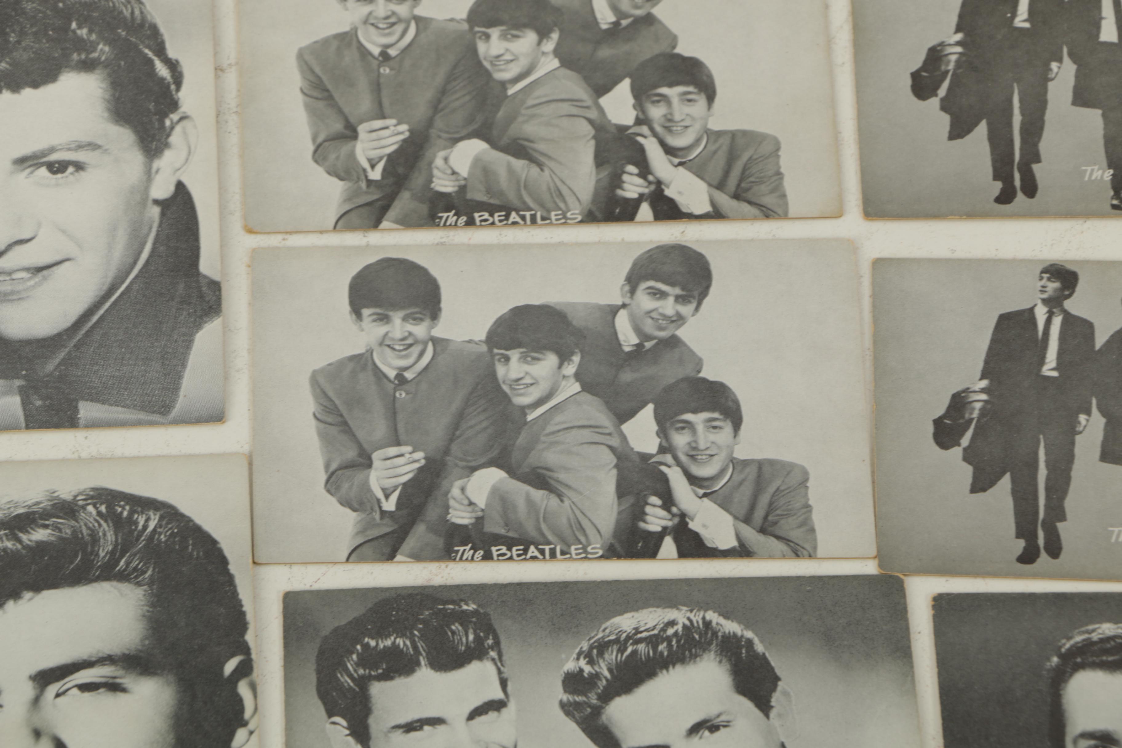 1950s–60s Celebrity Photo Cards Including The Beatles