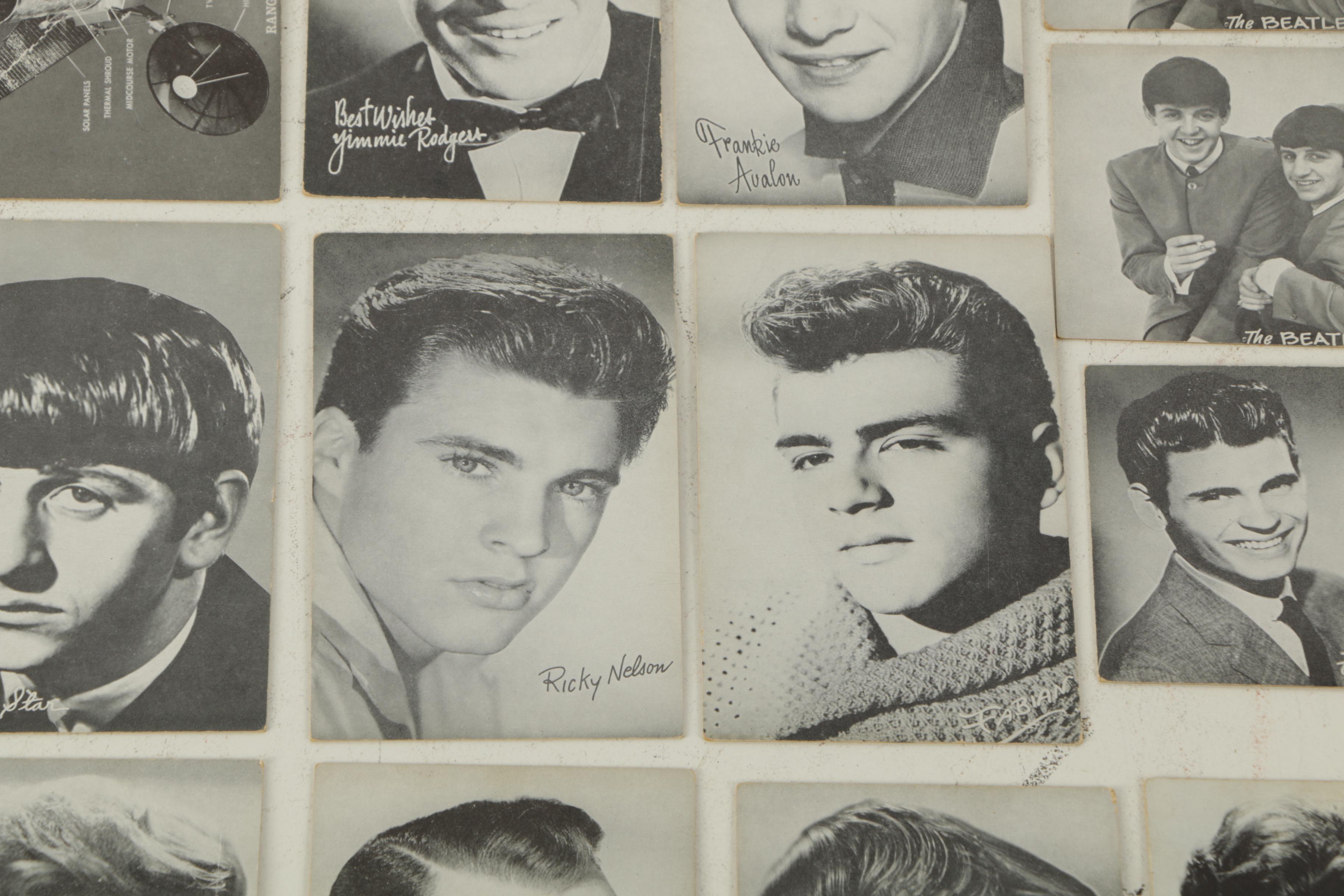 1950s–60s Celebrity Photo Cards Including The Beatles