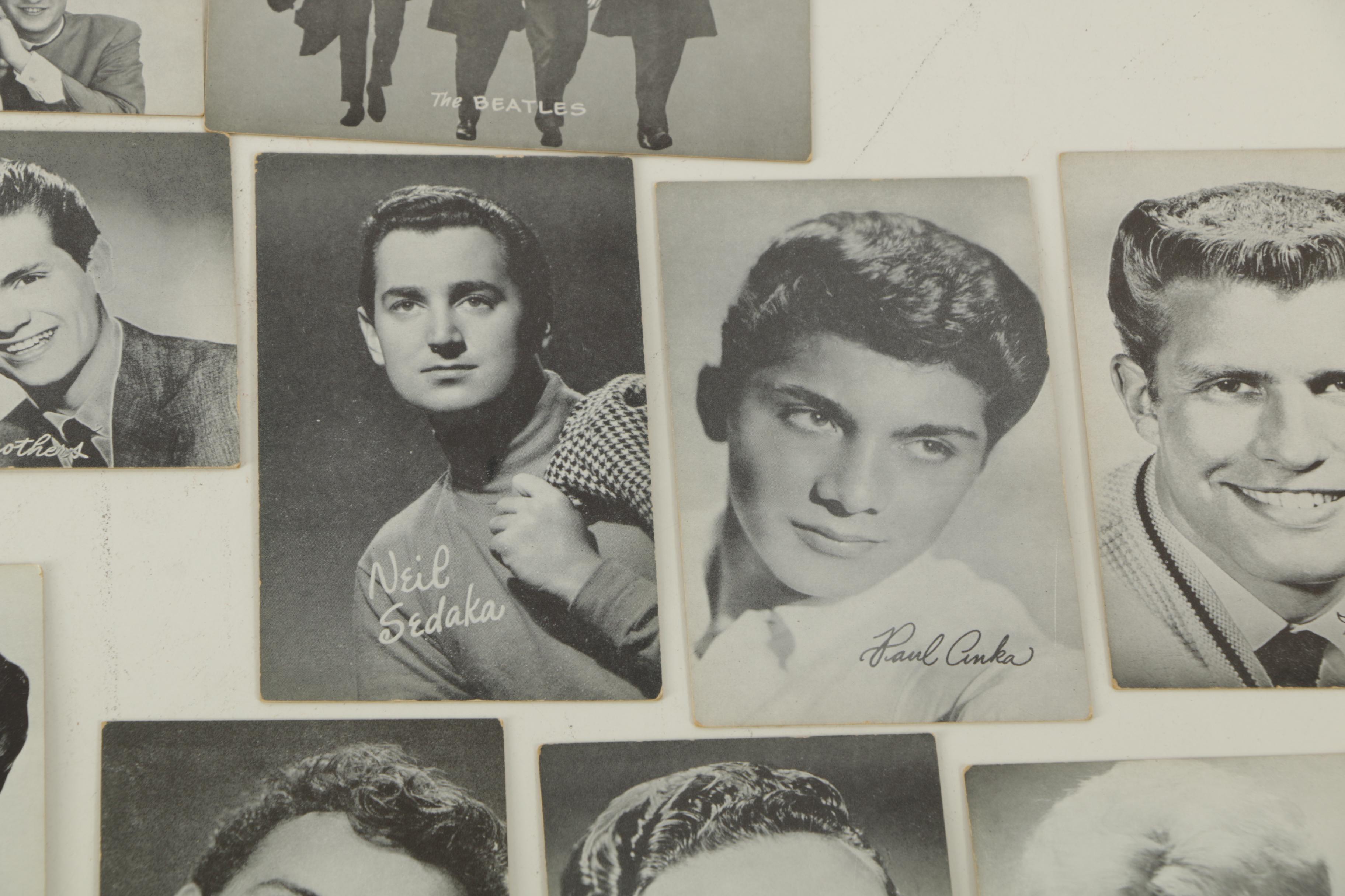1950s–60s Celebrity Photo Cards Including The Beatles