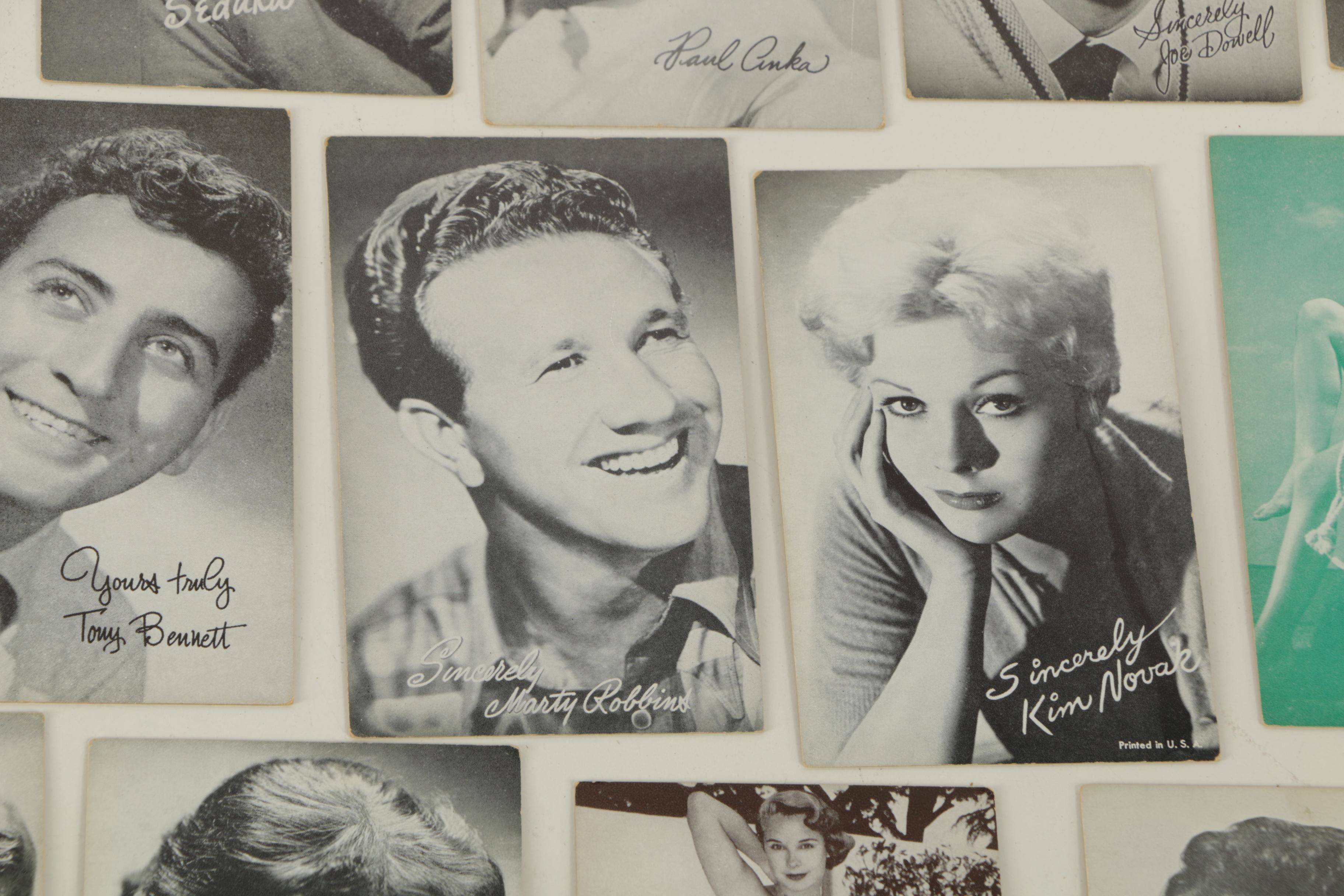 1950s–60s Celebrity Photo Cards Including The Beatles