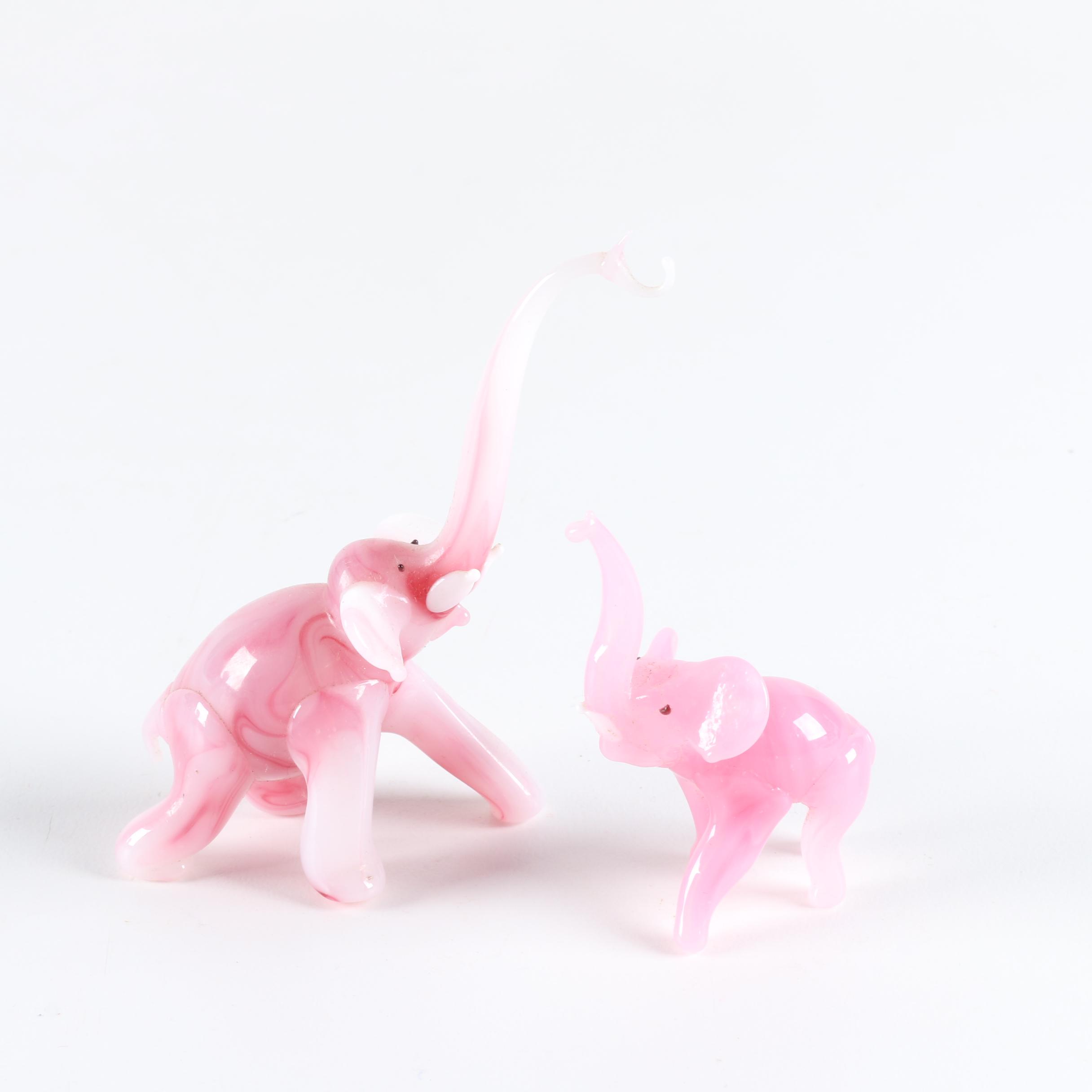 Collection of Elephant Figurines and Salt and Pepper Shakers