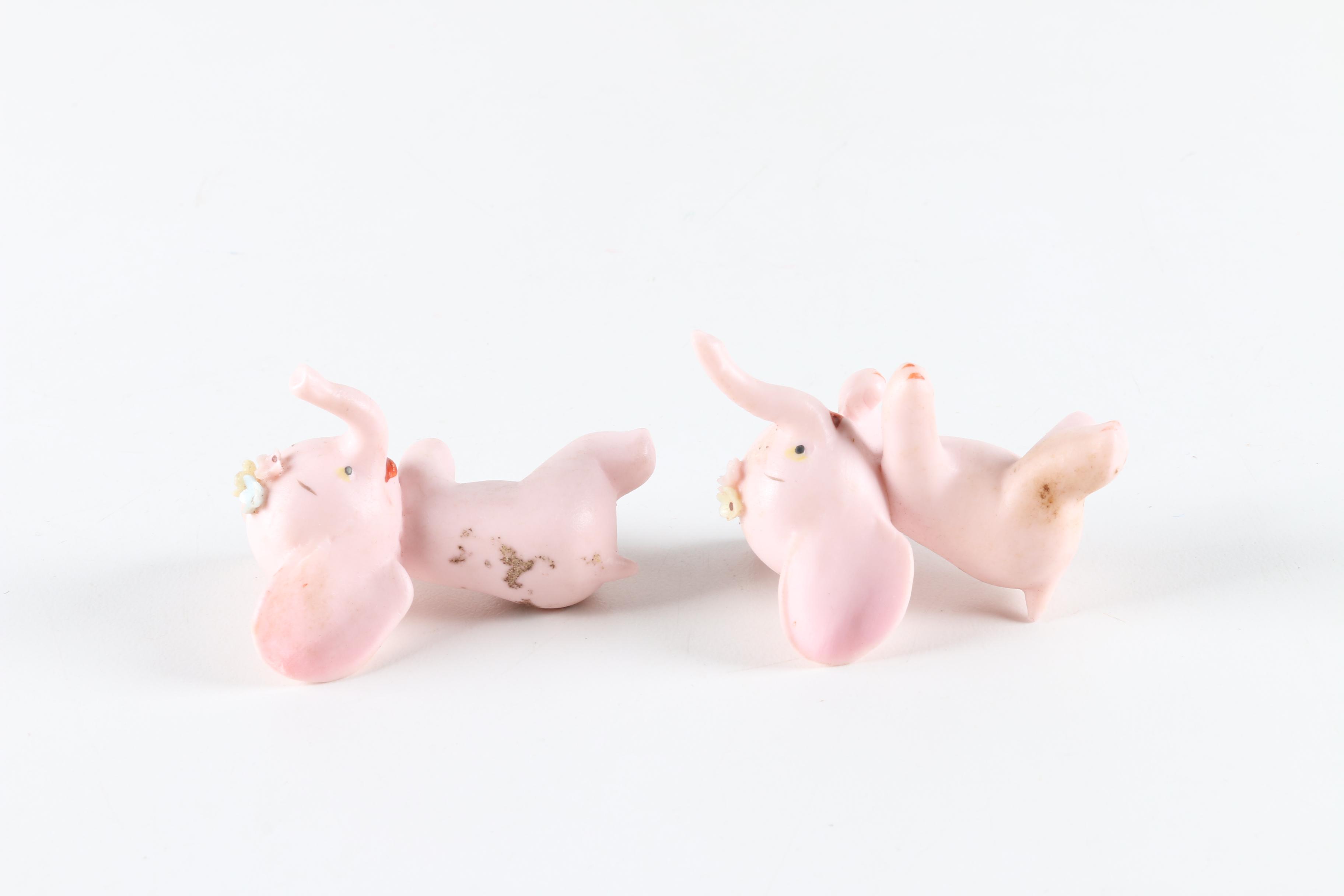 Collection of Elephant Figurines and Salt and Pepper Shakers