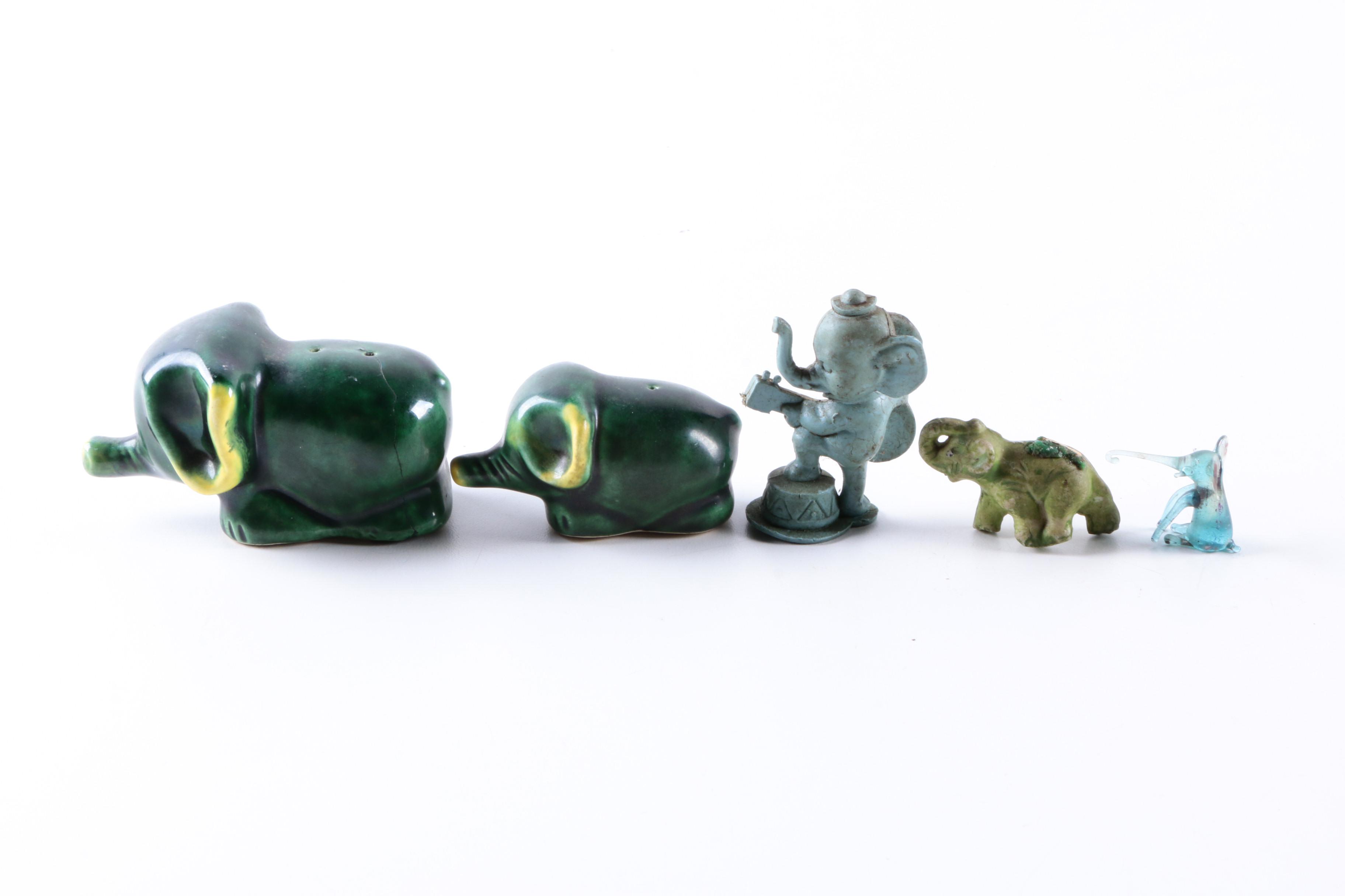 Assorted Elephant Figurines