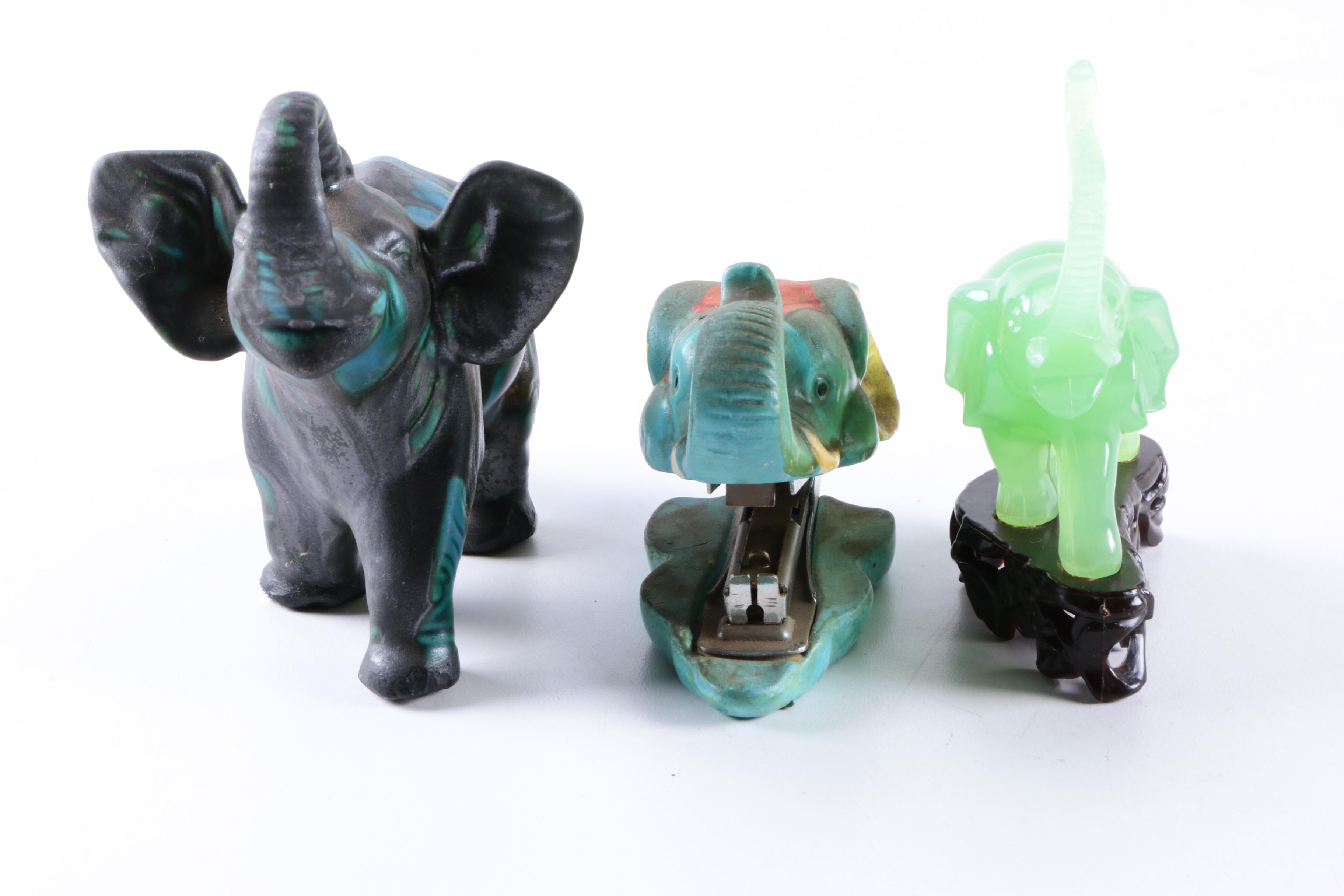 Assorted Elephant Figurines