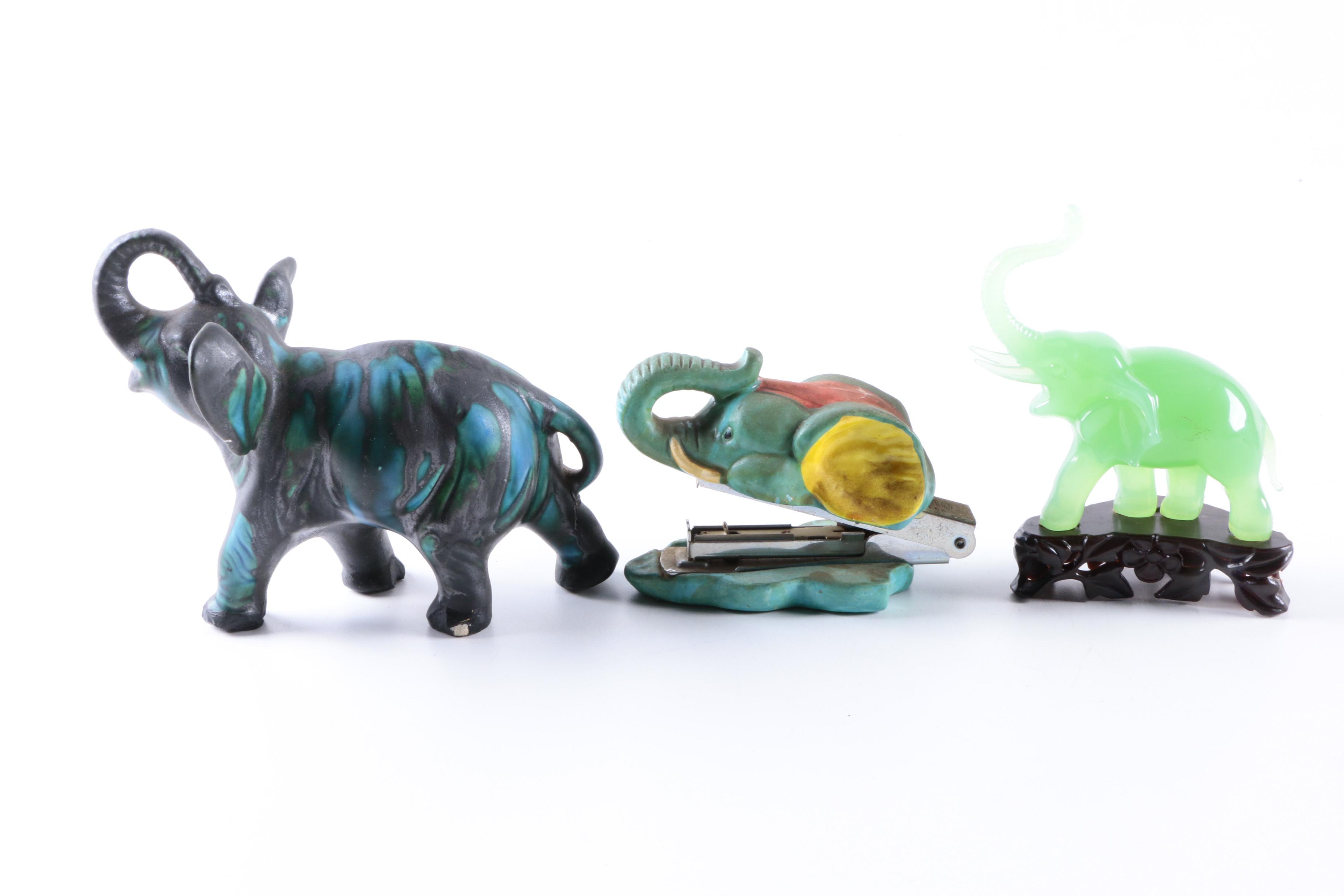 Assorted Elephant Figurines