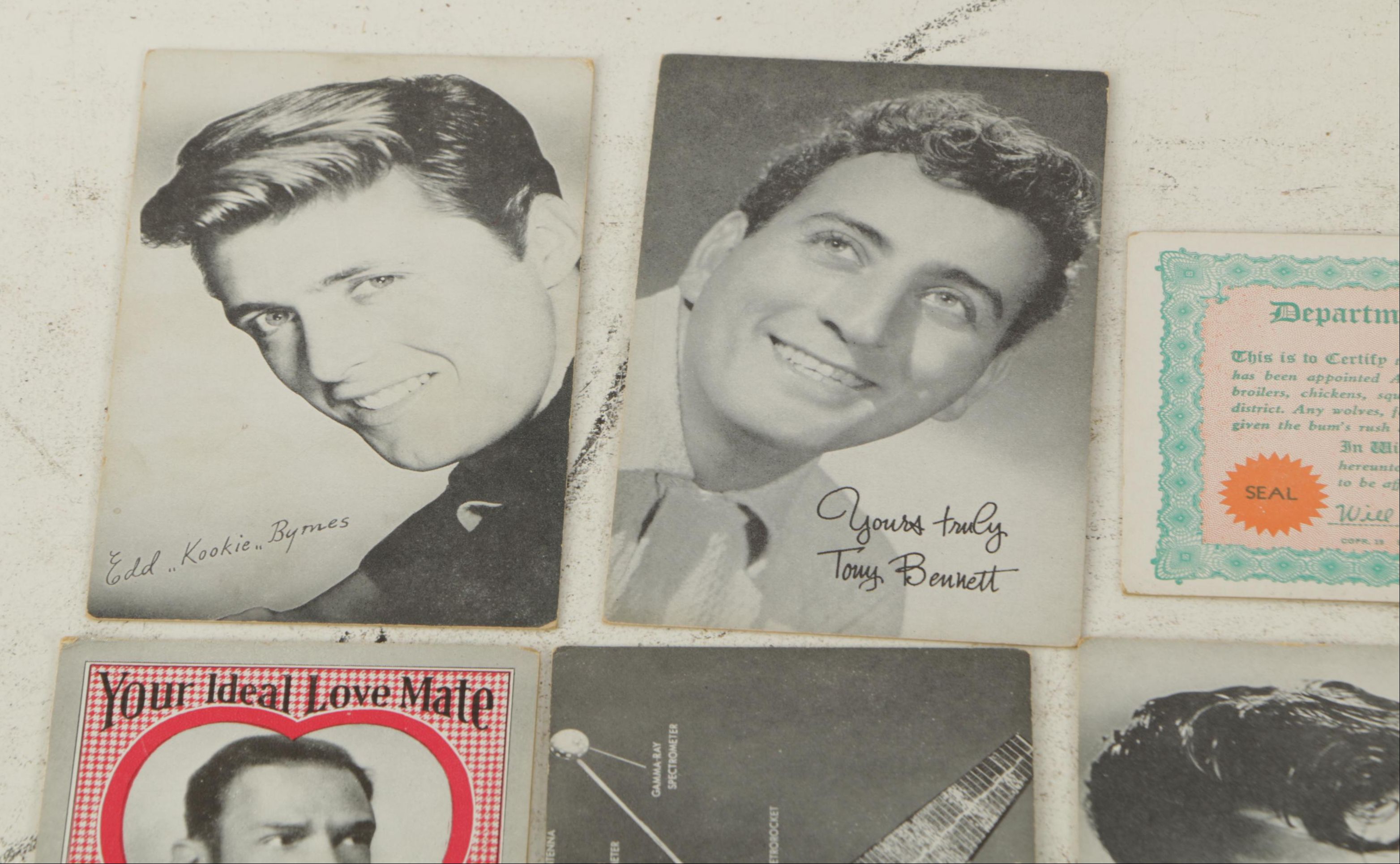 1950s–60s Celebrity Photo Cards Including The Beatles