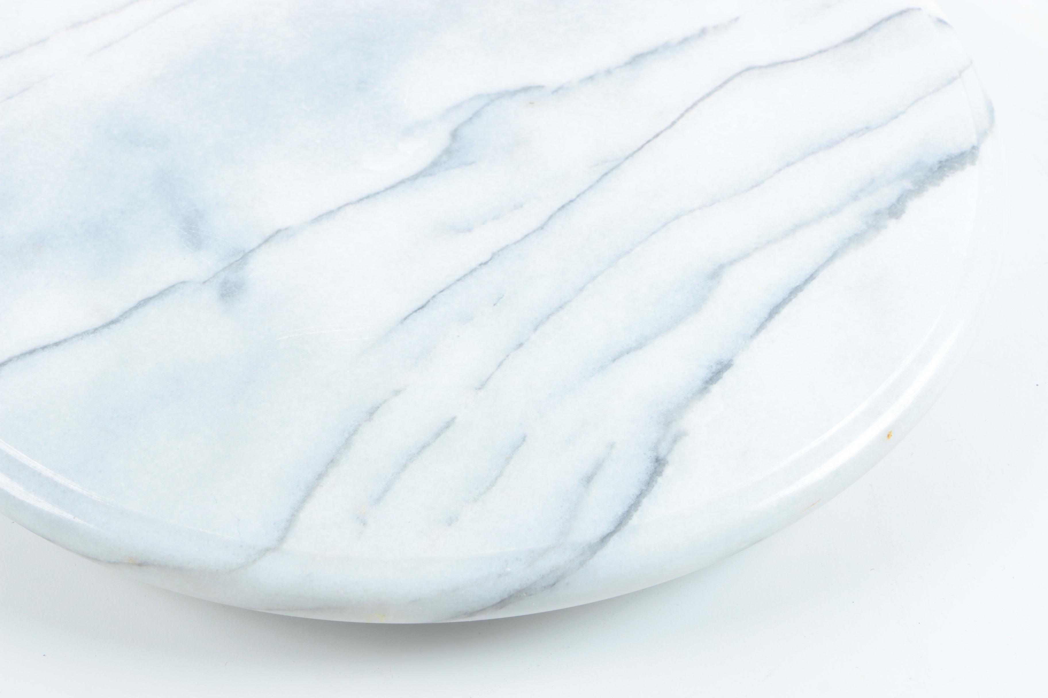 Marble Lazy Susan with Brass Oil Can