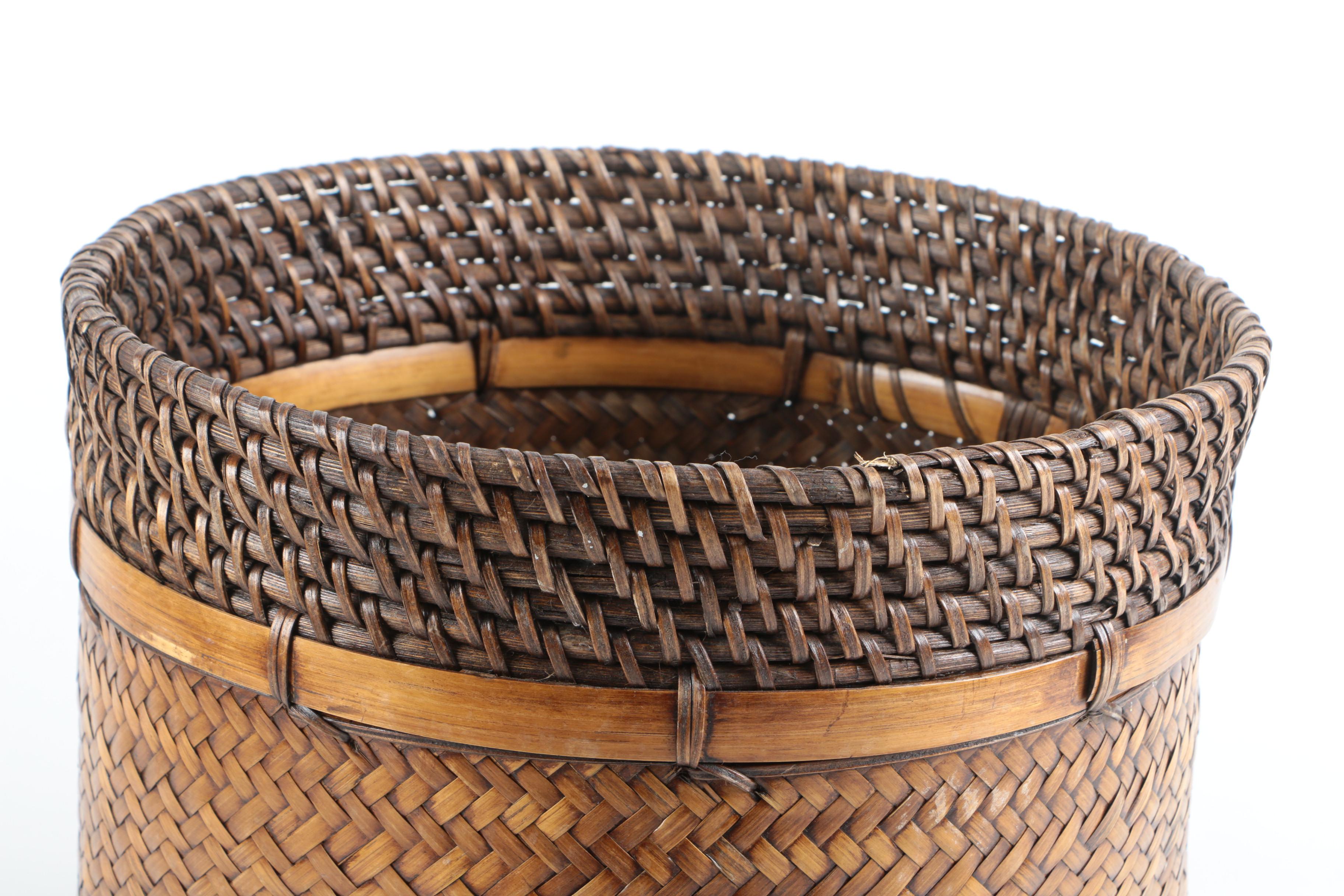 Wicker, Coiled and Beaded Baskets
