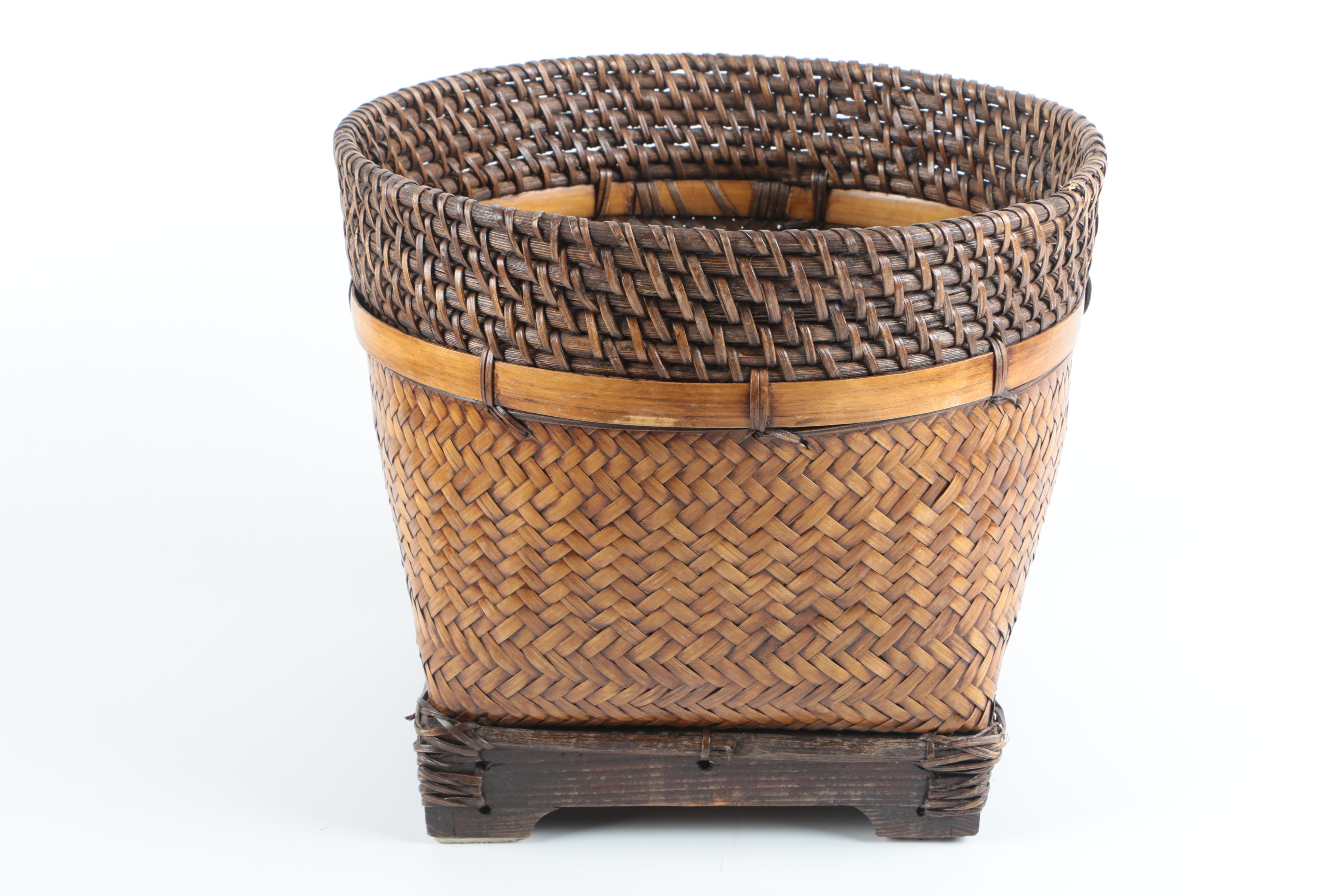 Wicker, Coiled and Beaded Baskets